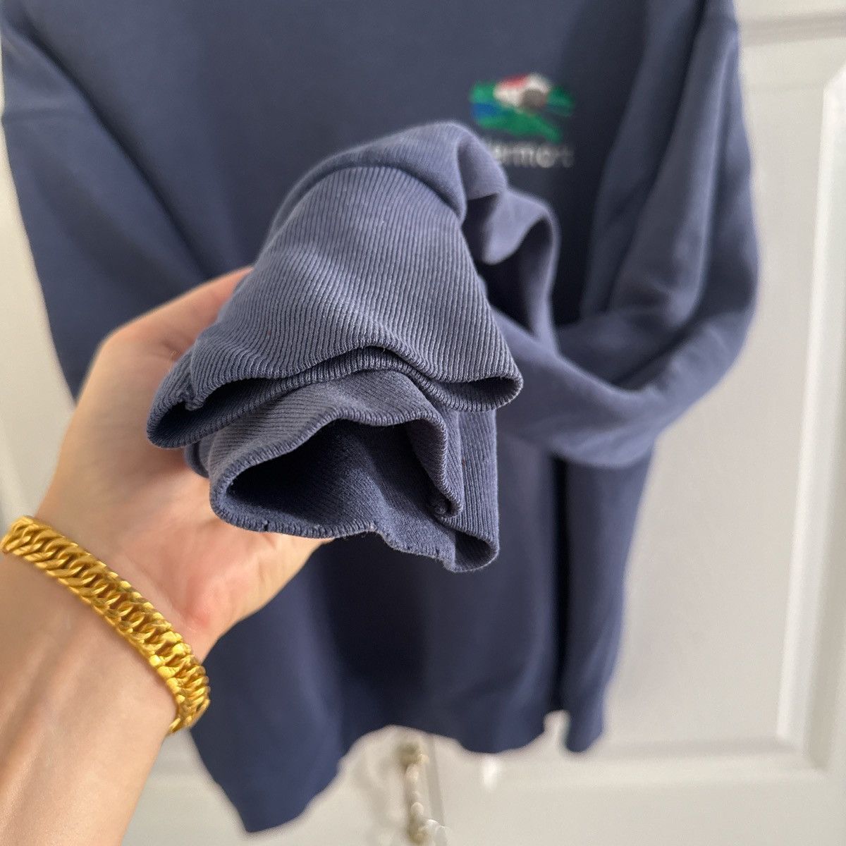 Fruit Of The Loom Vintage Vermont sweatshirt Size US L / EU 52-54 / 3 - 3 Thumbnail