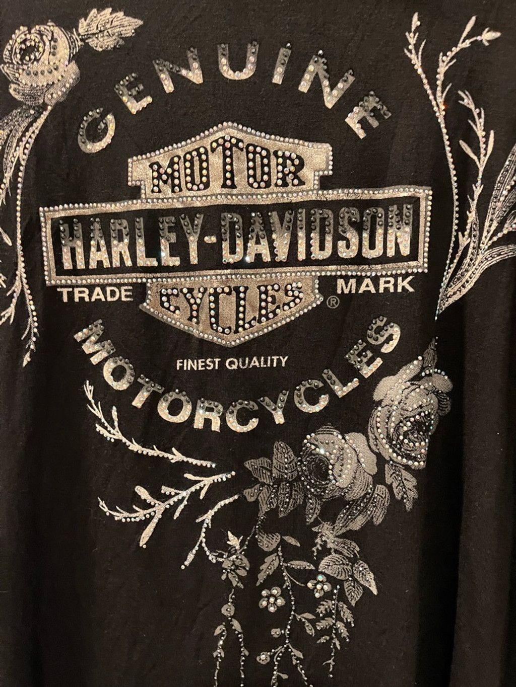 Harley Davidson Harley Davidson NWT Embellished Mock Neck Shirt Size 2XL Size XXL / US 16-18 / IT 52-54 - 10 Thumbnail