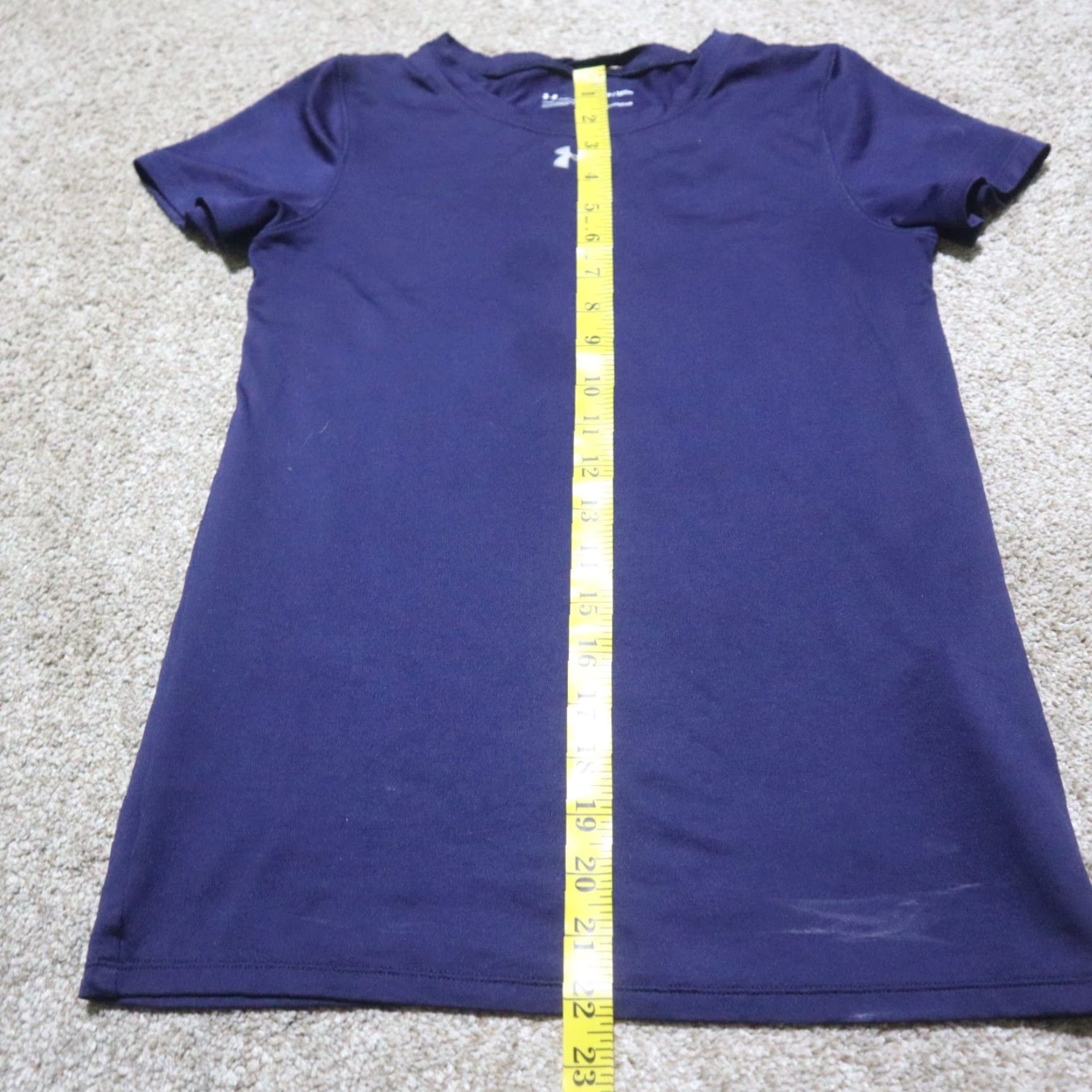 Under Armour Under Armour Heat Gear Shirt Women 2XS XS Pullover Short Sleeve Blue Running Top Shirt Breathable Lightweight All Seasons Casual Activewear Size XXS / US 00 / IT 34 - 5 Thumbnail