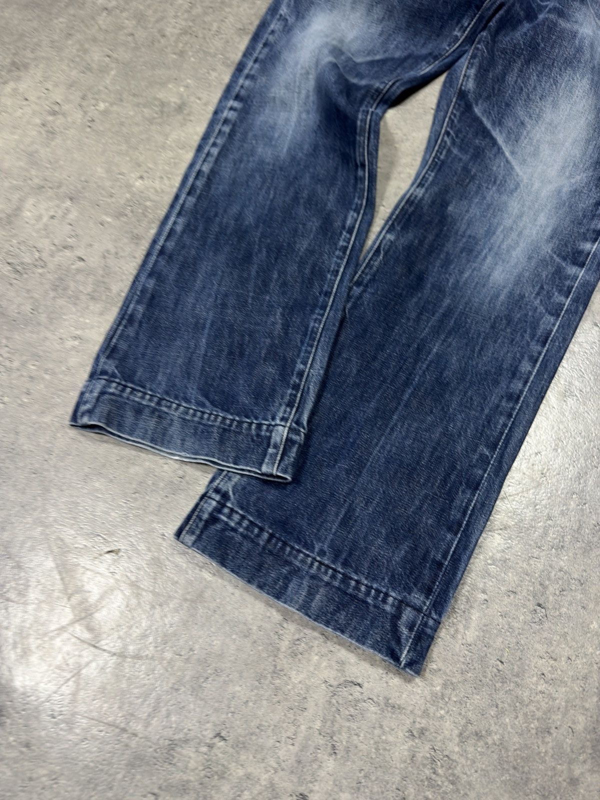 Acne Studios ᶠᵃⁿᶜʸᵍᵘʸ Vintage Baggy Washed Denim Jeans Wide leg Y2K Size US 32 / EU 48 - 2 Thumbnail