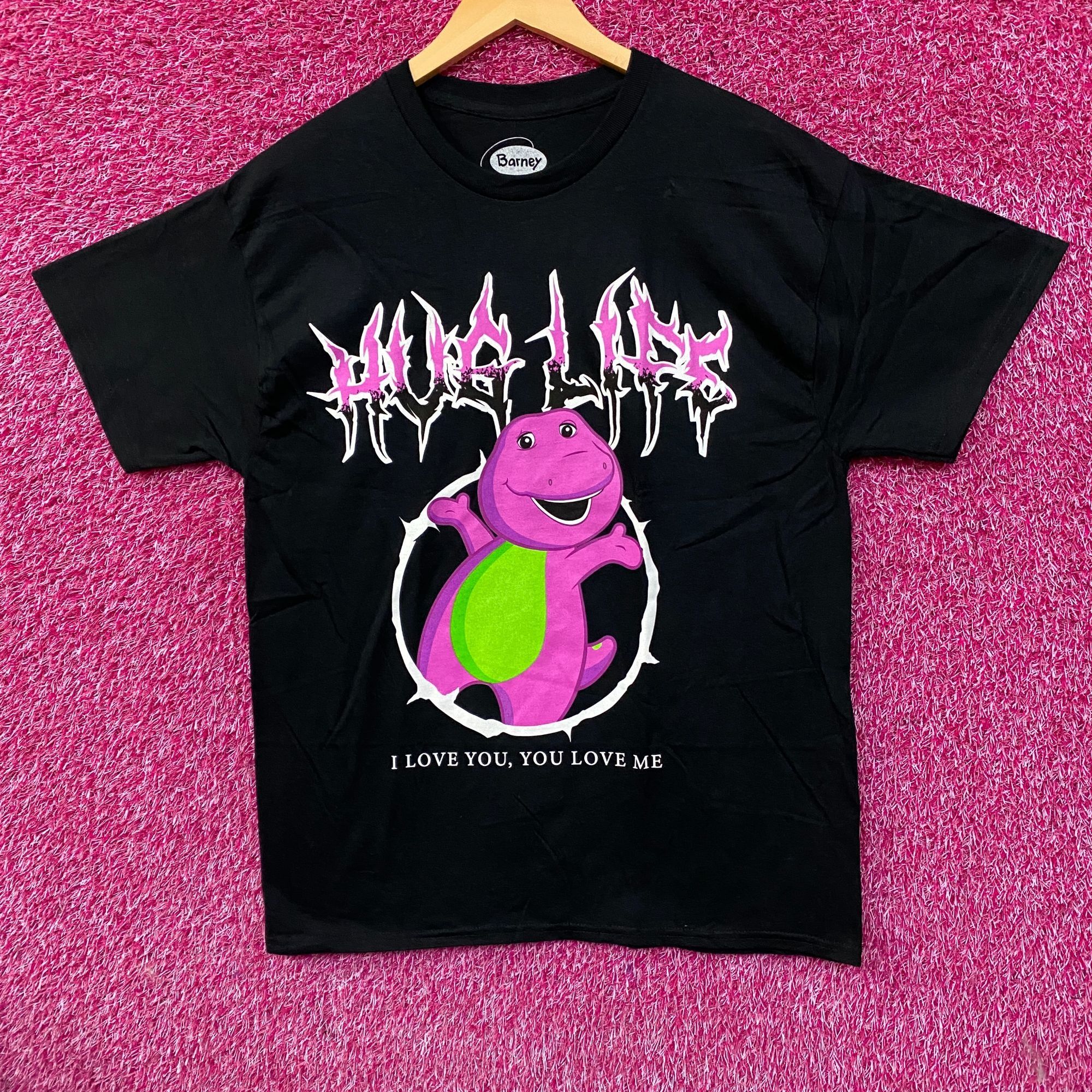 Other Barney the Dinosaur "Hug Life" Metal Graphic T-Shirt Large Size US L / EU 52-54 / 3 - 1 Thumbnail