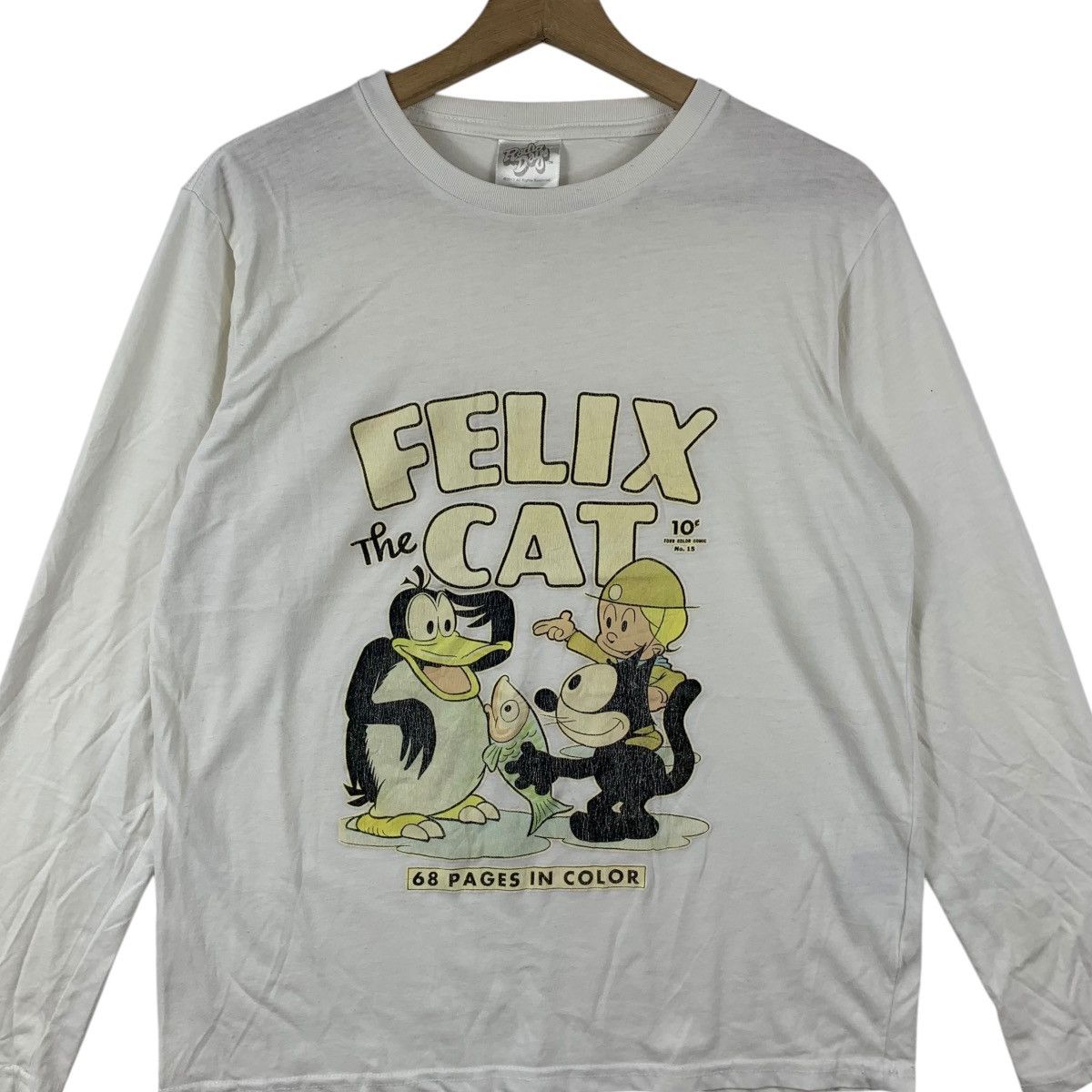 Vintage RADIO DAYS x FELIX THE CAT 2017 Collection Cartoon Tee Shirt Size L / US 10 / IT 46 - 3 Thumbnail