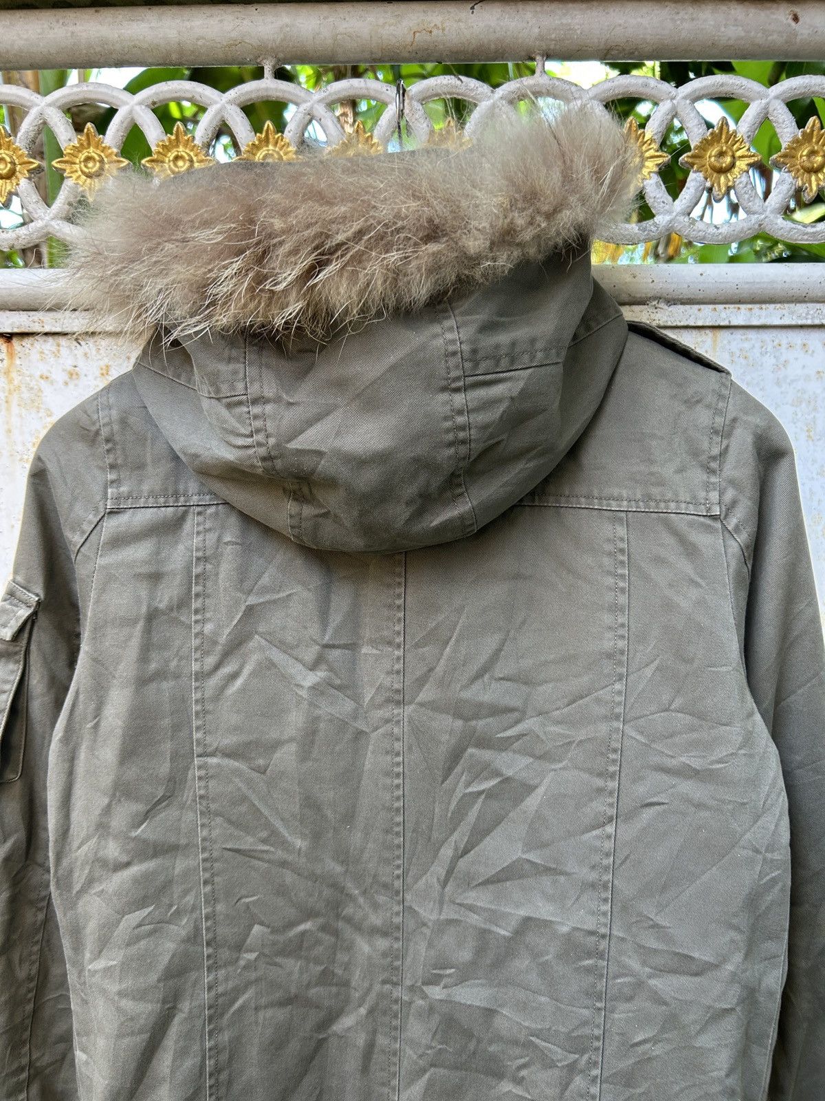 If Six Was Nine Vintage Y2k D.I.A Parka Fur Jacket *ifsixwasnine Lgb Style Size US XXS / EU 40 - 16 Thumbnail