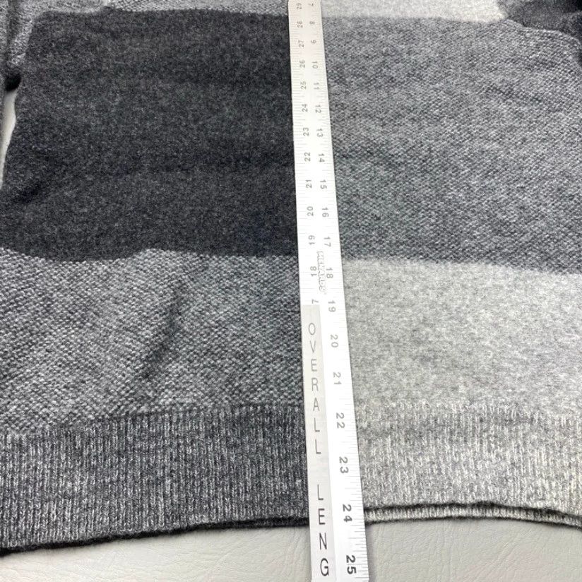 French Connection French Connection Wool Sweater Womens Large Crew Neck Gray Colorblock 8059 Size L / US 10 / IT 46 - 7 Thumbnail
