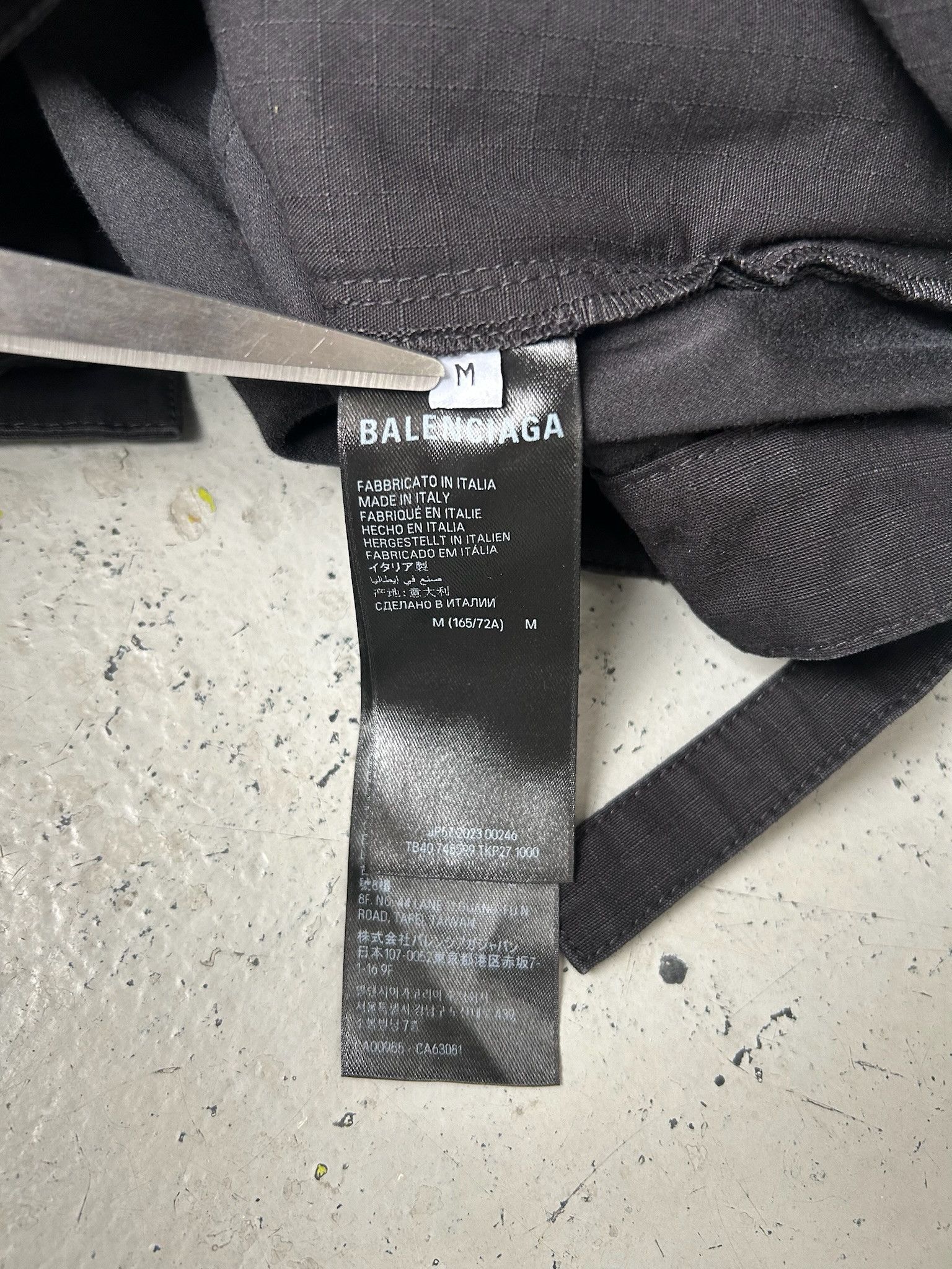 Balenciaga Balenciaga Black Apron Cargos Size US 34 / EU 50 - 6 Thumbnail