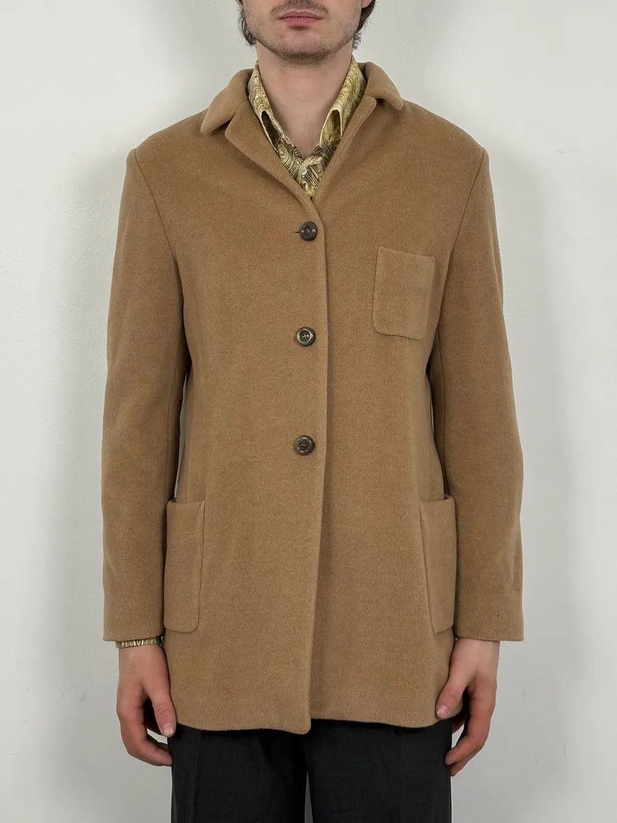 Jil Sander 2000s Jil Sander Beige Long Minimalist Coat Size US S / EU 44-46 / 1 - 2 Thumbnail