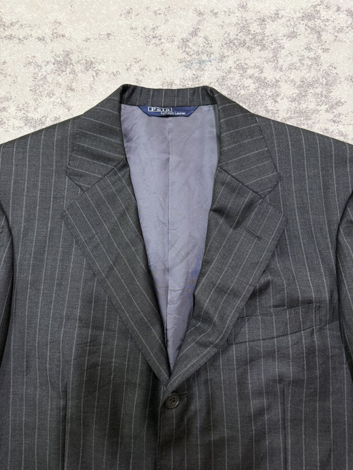 Polo Ralph Lauren Polo By Ralph Lairen Pinstripe Men's Blazer Size 42S - 4 Thumbnail