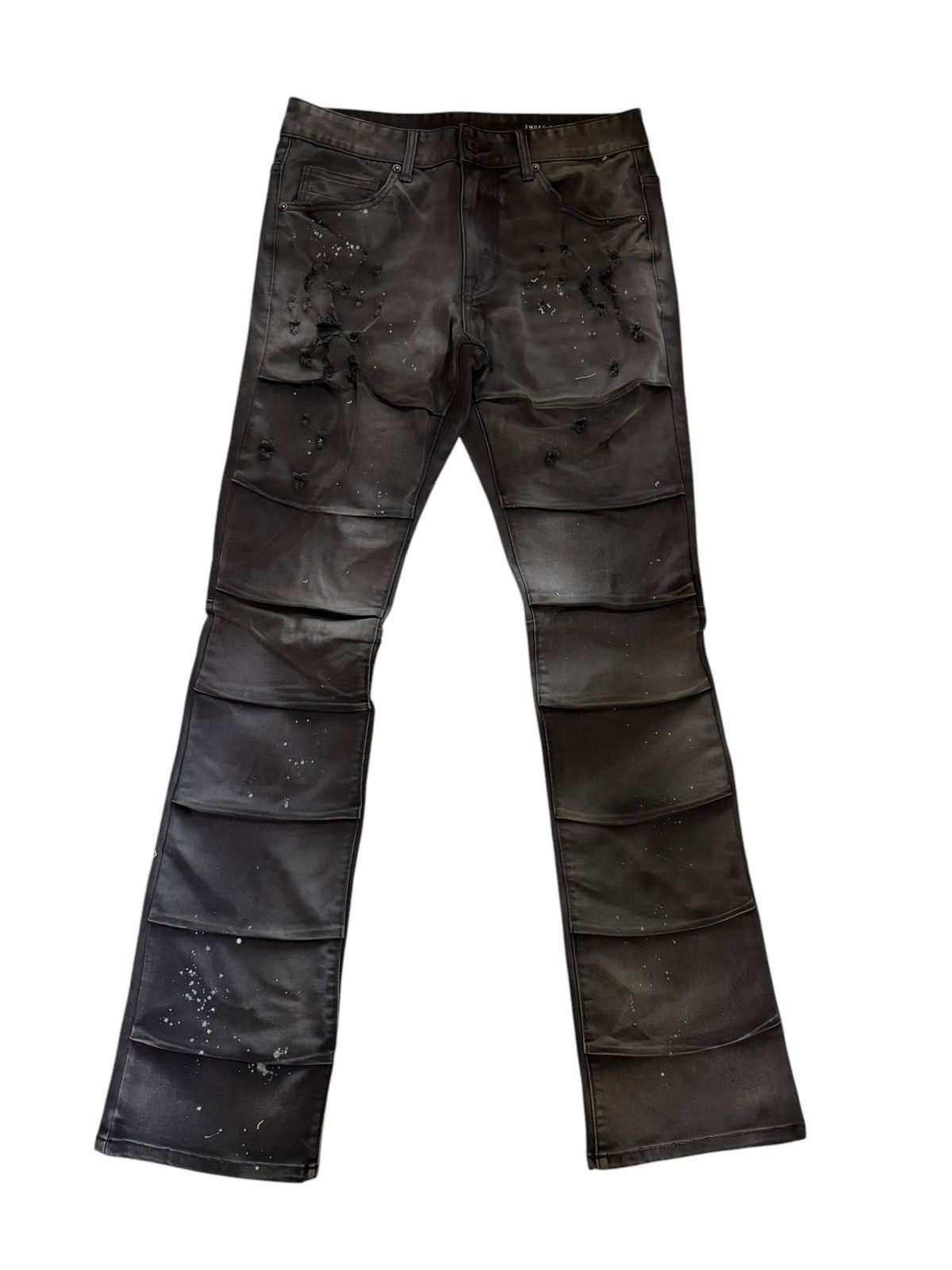 Smoke Rise Men Flare Jeans Size US 32 / EU 48 - 2 Thumbnail