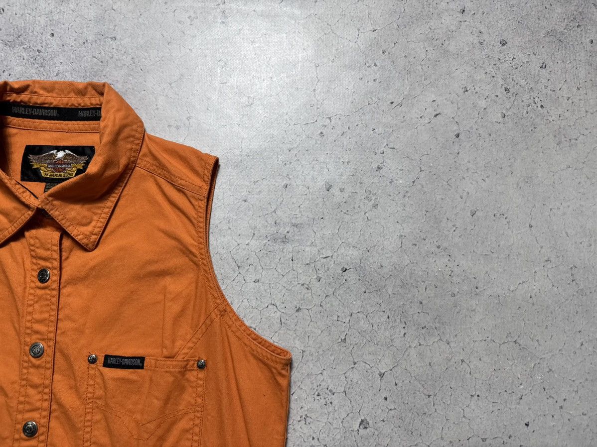 Harley Davidson Harley Davidson Vintage Biker Vest Size M Racing Size US M / EU 48-50 / 2 - 2 Thumbnail