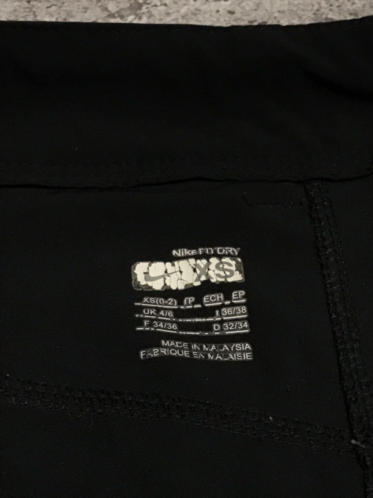 Nike × Vintage Vintage Nike Cargo Track Pants FitDry Embroiled Swoosh Black Size 28" / US 6 / IT 42 - 8 Thumbnail