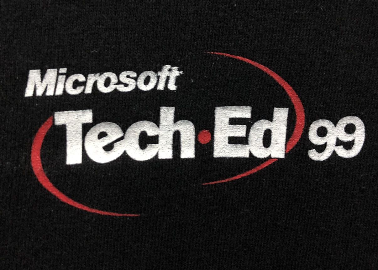 Microsoft Vintage Port And Company Microsoft Tech Ed 99 T-Shirt Size US XL / EU 56 / 4 - 4 Thumbnail