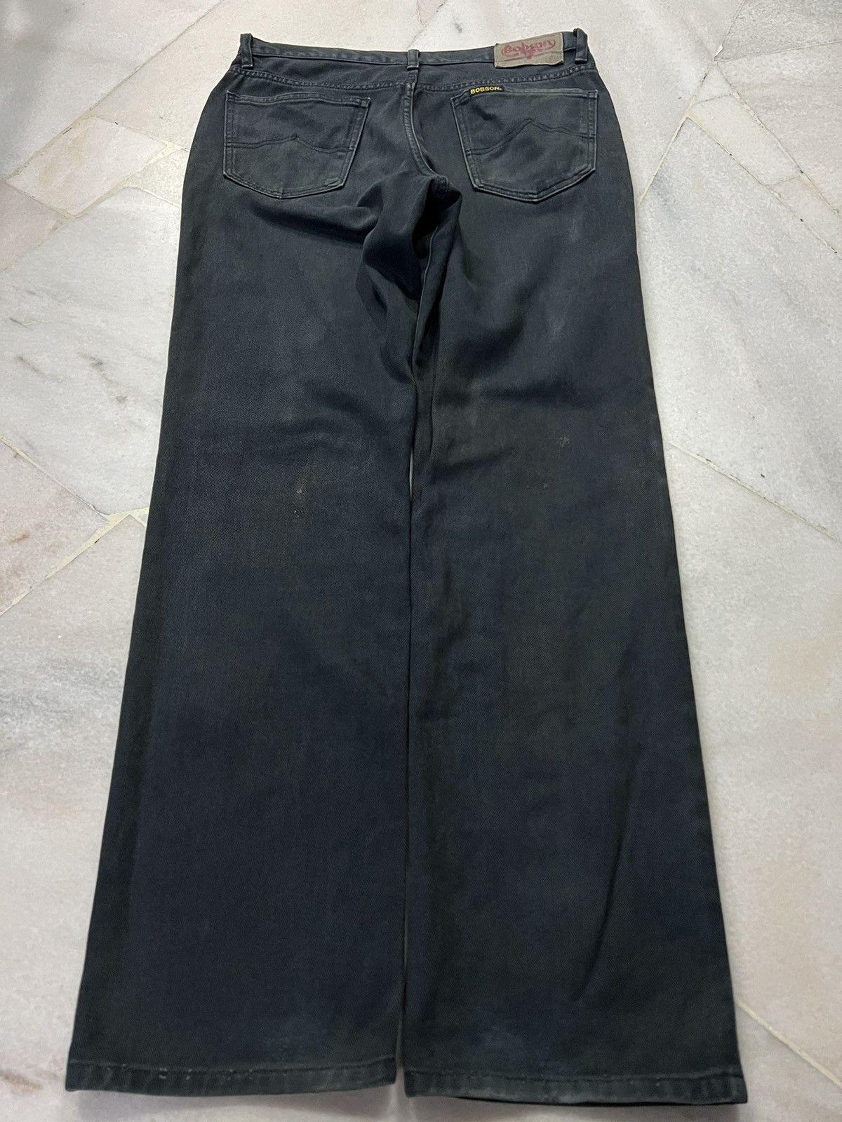 Japanese Brand VINTAGE 90’s BOBSON BUFFALO HEAD WASHED JEANS Size US 30 / EU 46 - 7 Thumbnail