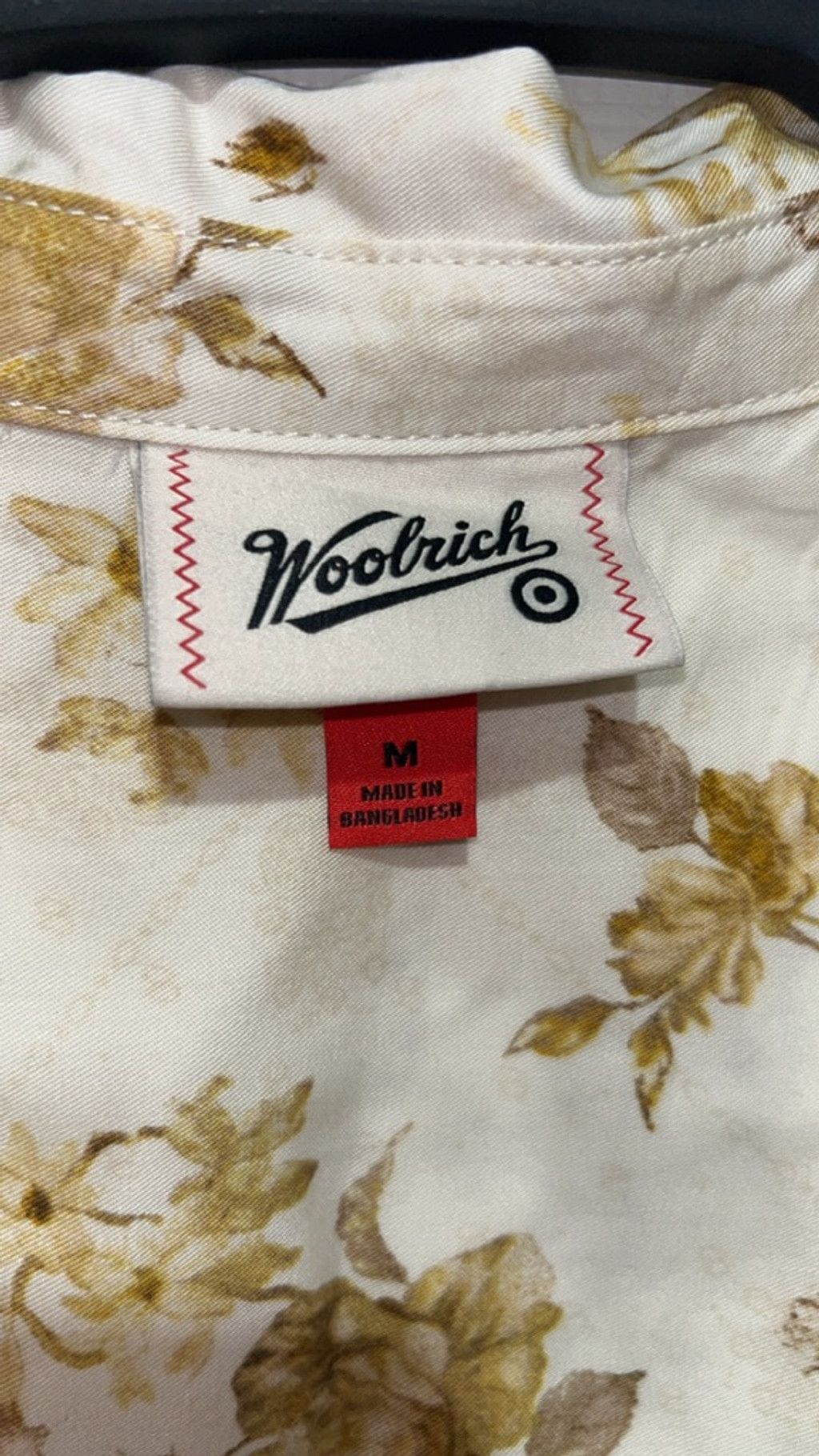 Woolrich Woolen Mills Women's Woolrich White Gold Floral Button Down Shirt M Size M / US 6-8 / IT 42-44 - 4 Thumbnail
