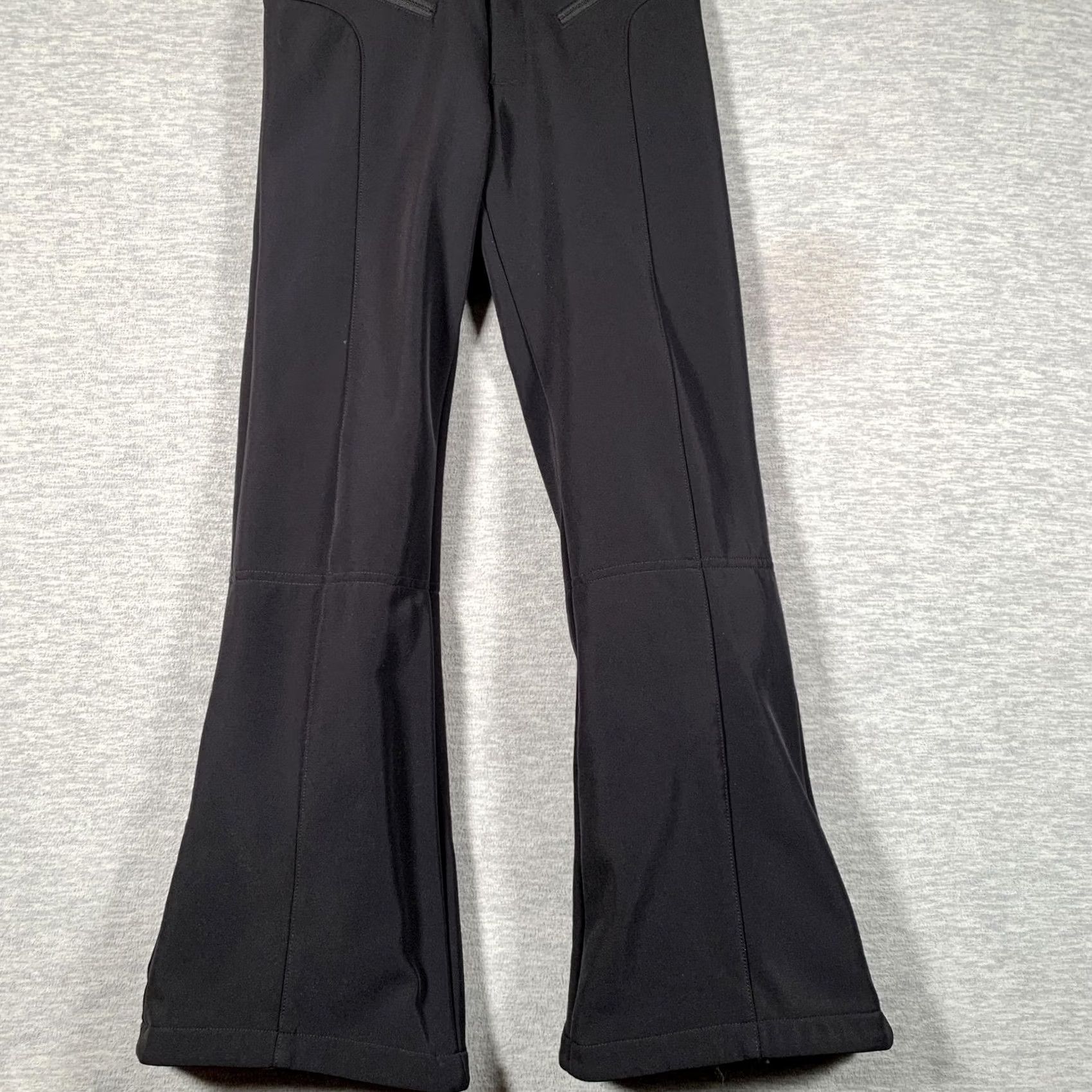 Vintage Nils Pants Womens 2 Black Softshell Snow Ski Waterproof Fleece Lined Bootcut Size 26" / US 2 / IT 38 - 3 Thumbnail