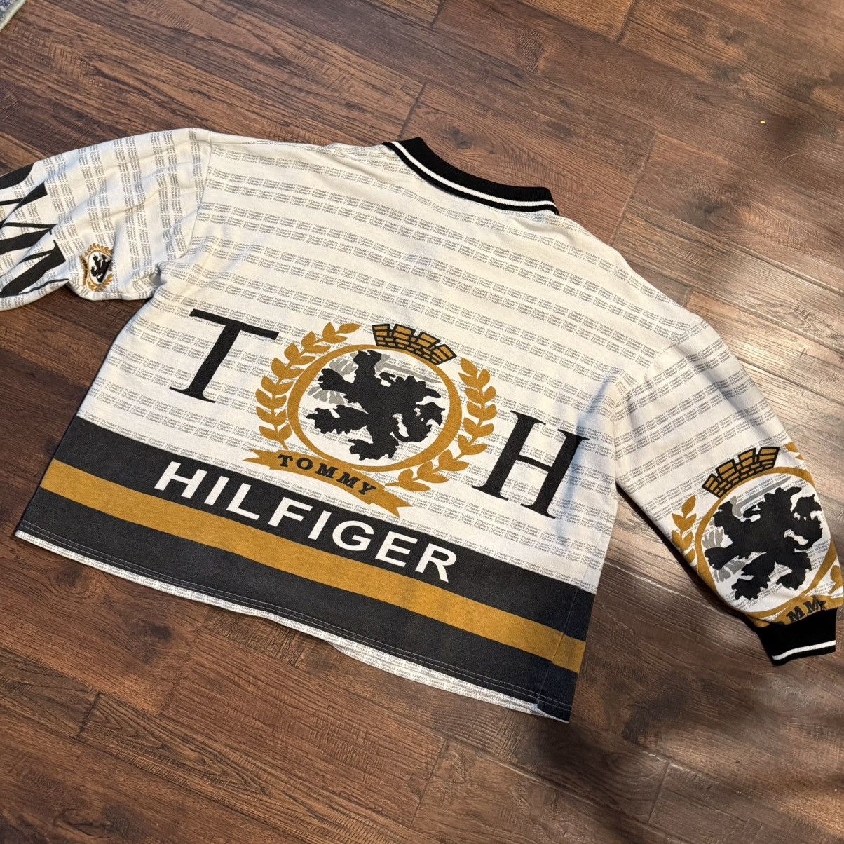 Tommy Hilfiger Tommy Hilfiger Vintage Rugby Long Sleeve Monogram Size US L / EU 52-54 / 3 - 6 Thumbnail