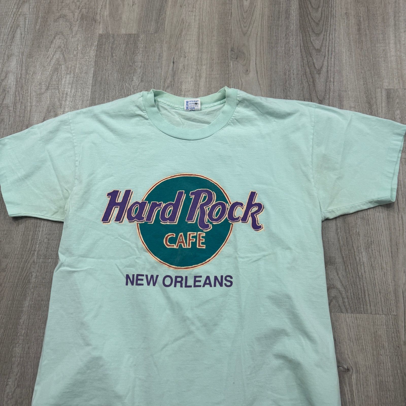Vintage Vintage Hard Rock Cafe New Orleans Men's XL Teal Size US XL / EU 56 / 4 - 2 Thumbnail