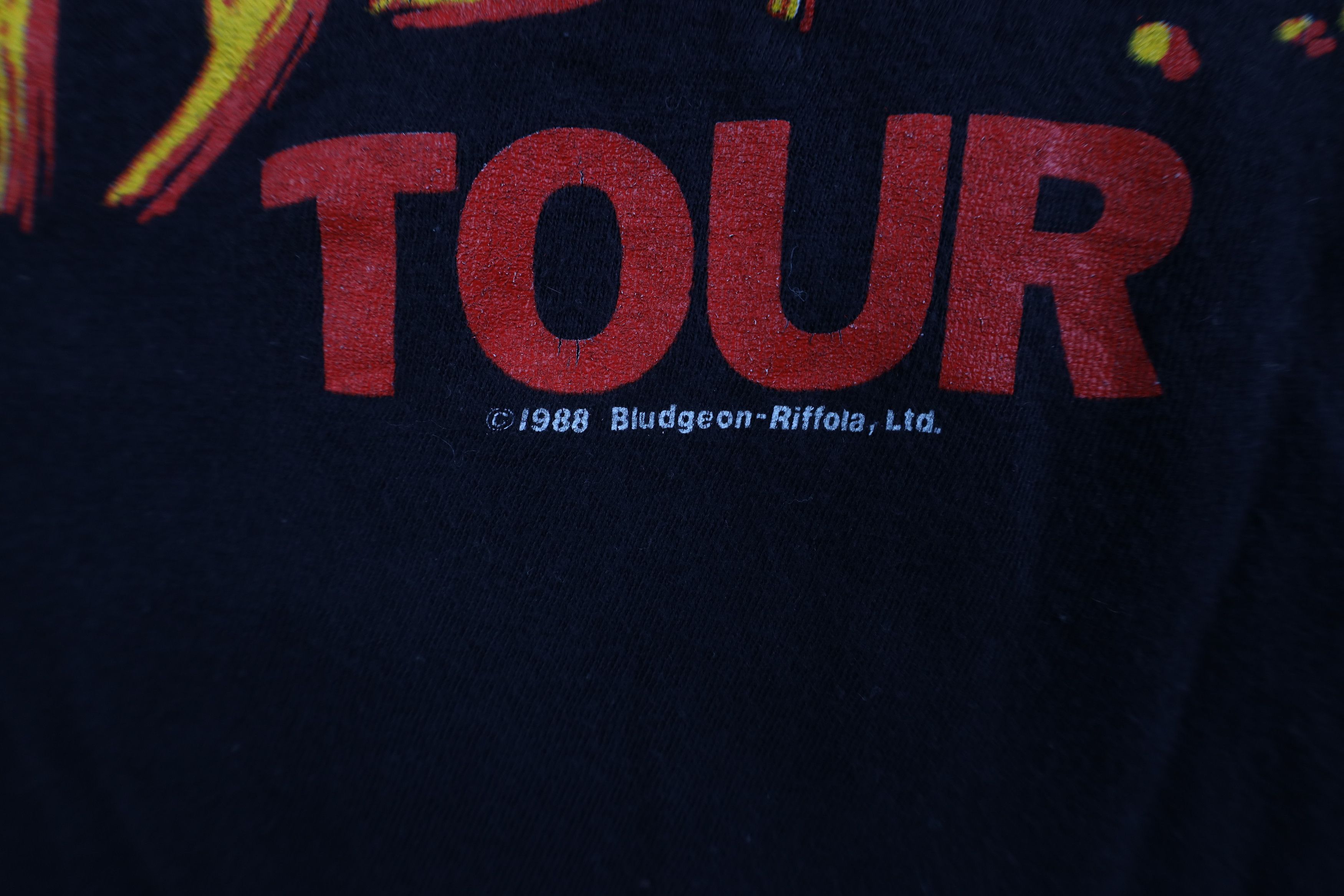 Vintage Vintage 80s Tour Def Leppard Band Short Sleeve T-Shirt Size US M / EU 48-50 / 2 - 13 Thumbnail