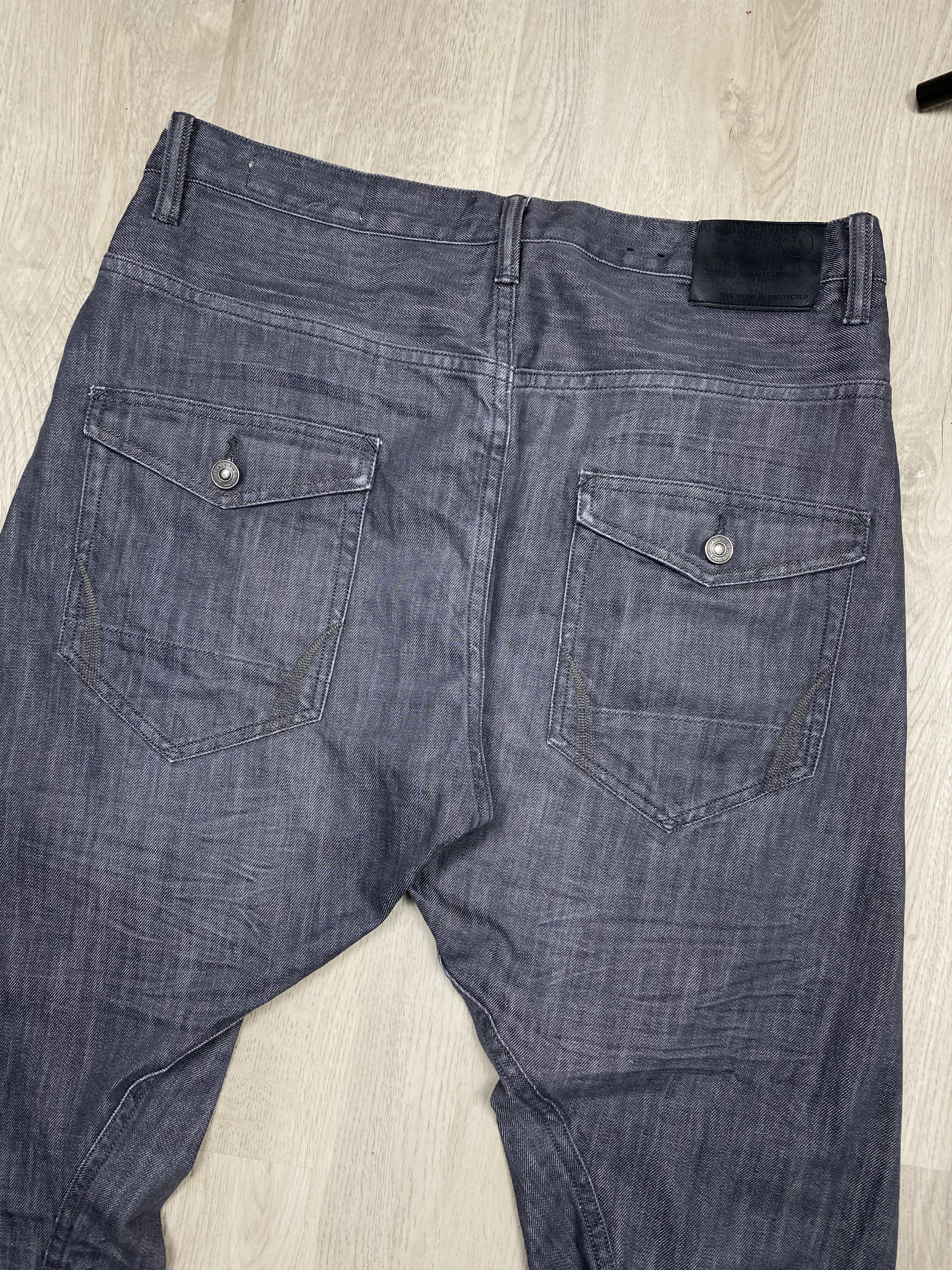 Allsaints Allsaints Vintage Mens Quarry Runner Denim Pants Jeans Size US 34 / EU 50 - 6 Thumbnail
