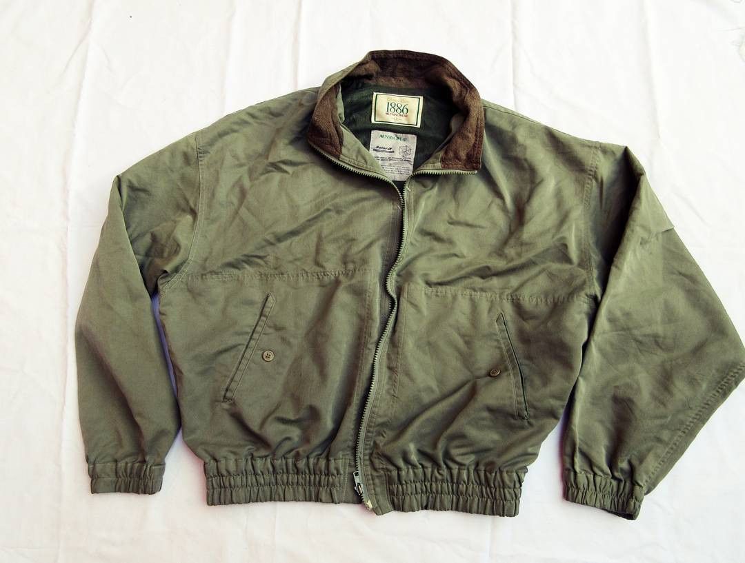 Grand Slam Grand Slam Munsingwear pinguin . Green Army Casual jacket Size US L / EU 52-54 / 3 - 1 Preview