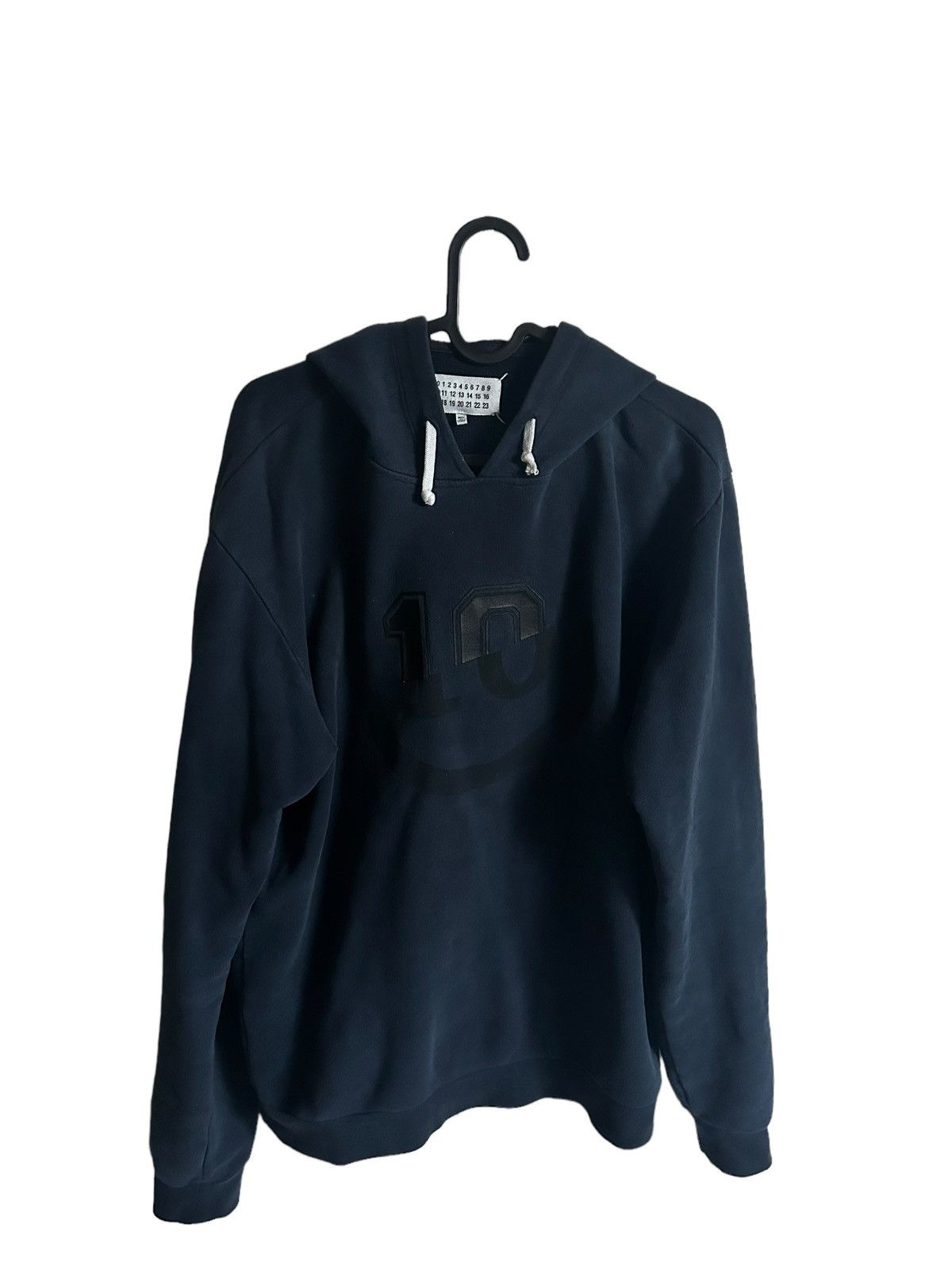 image of Archival Clothing x Maison Margiela 10 Collection Hoodie Archival Vintage in Navy (Size Large)