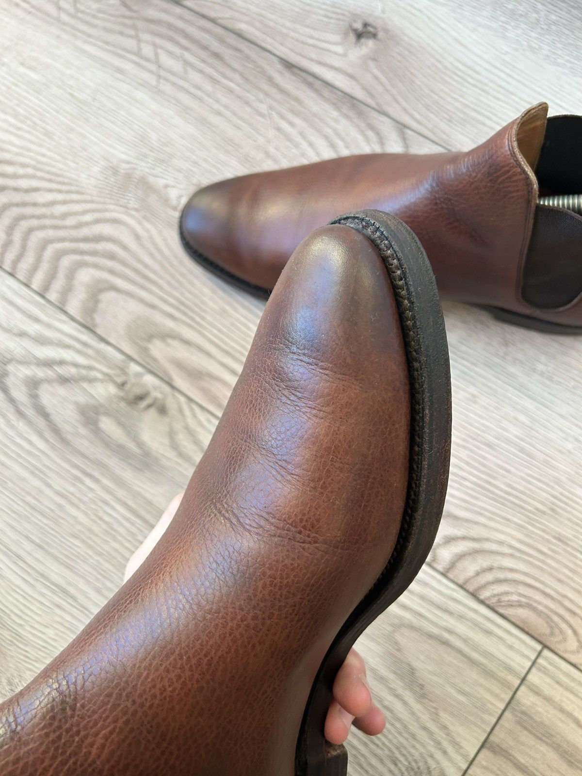 Crockett & Jones Crockett & Jones Chelsea 8 Brown Calf Size US 8 / EU 41 - 3 Thumbnail