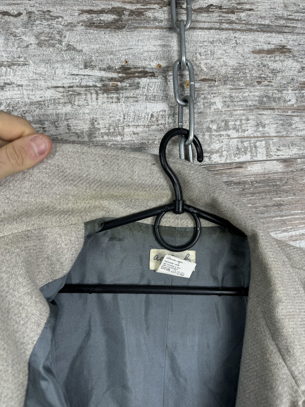agnes b. Mens Vintage Agnes B. Paris Wool Jacket overshirt sweatshirt Size US M / EU 48-50 / 2 - 13 Thumbnail