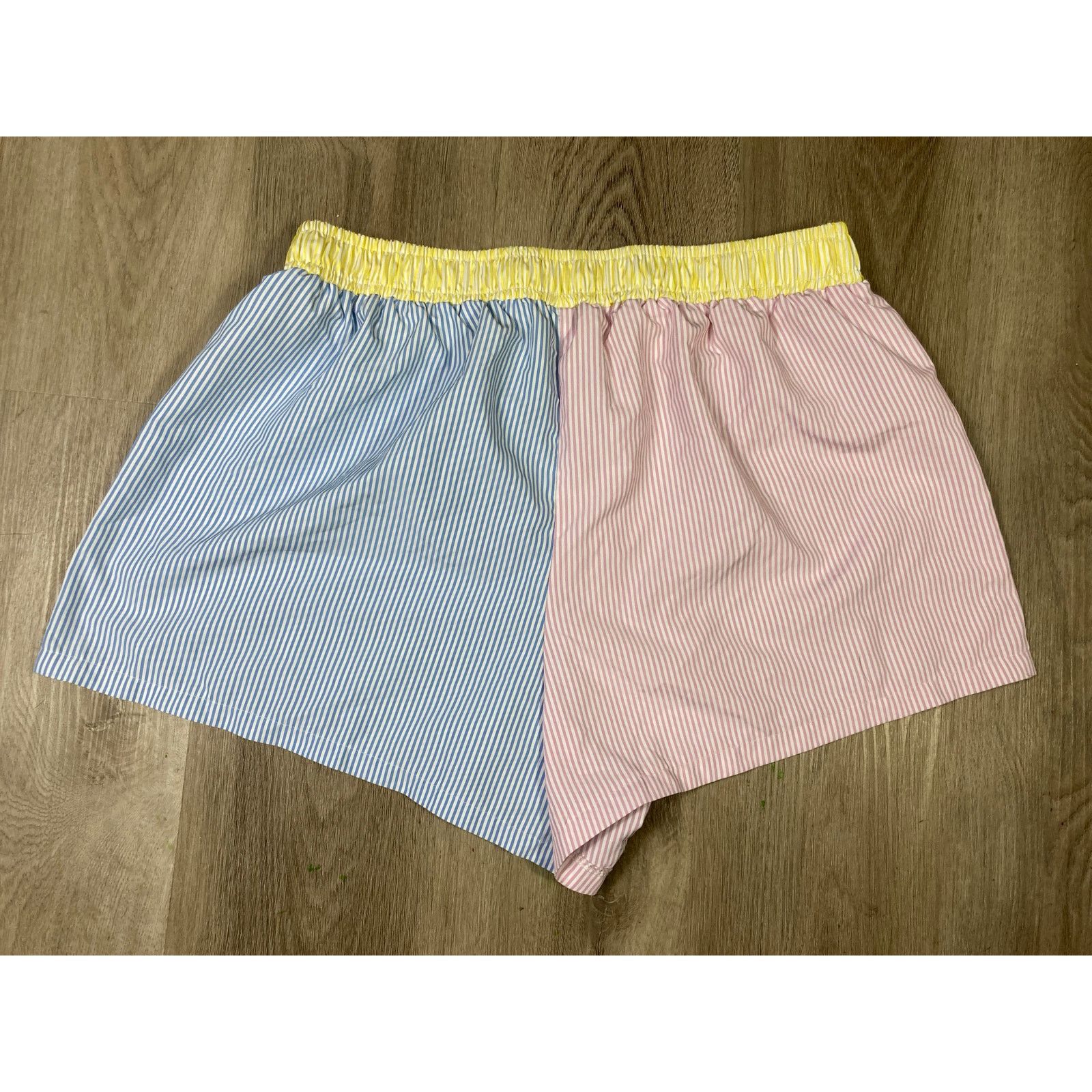 Shein SHEIN Curve Women's Plus 2XL Striped Colorblock Shorts Size 34" / US 12 / IT 48 - 9 Thumbnail