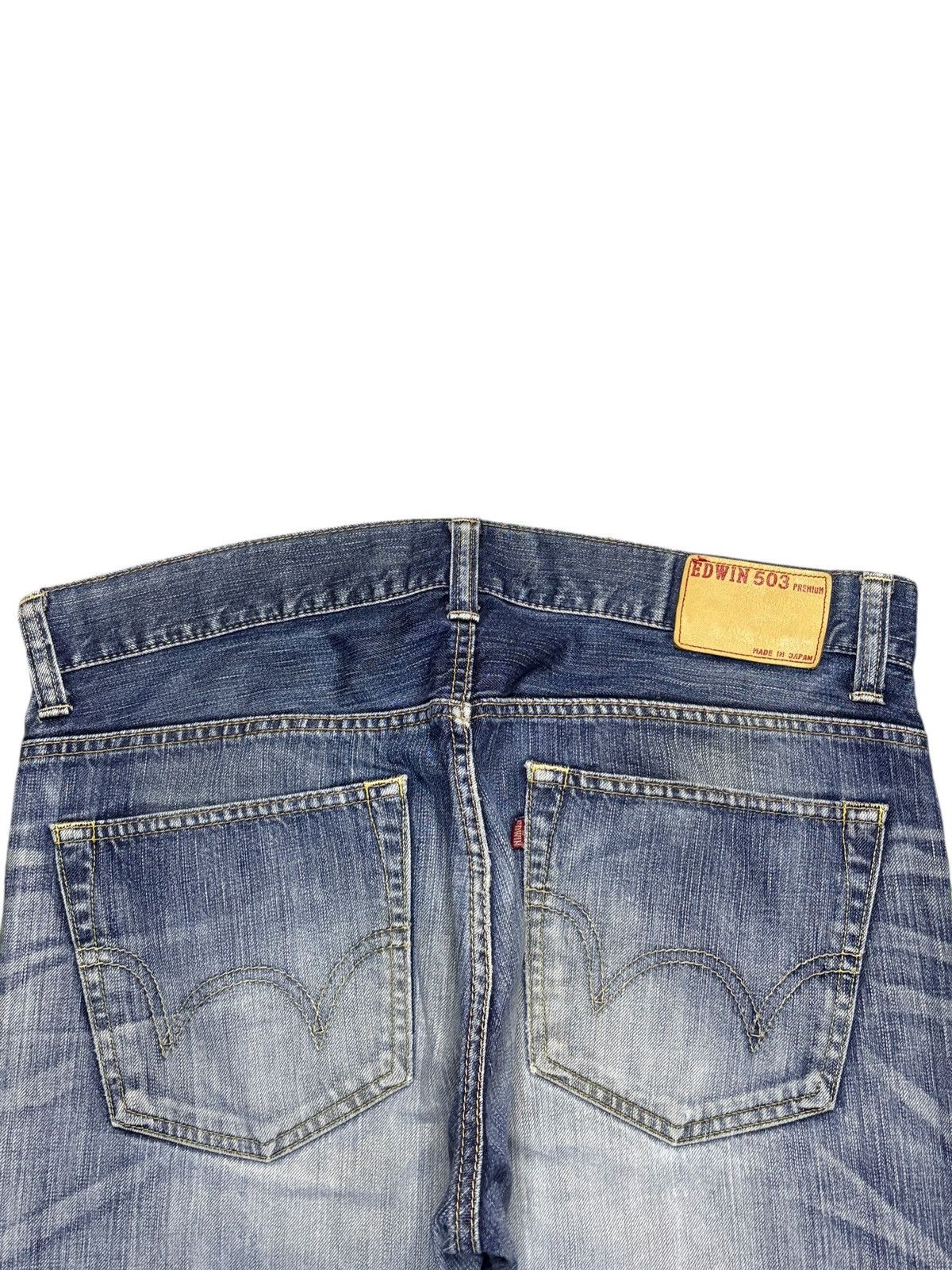 Edwin Vintage Japanese Edwin 503 Faded Wash Distressed Baggy Jeans Size US 36 / EU 52 - 7 Thumbnail