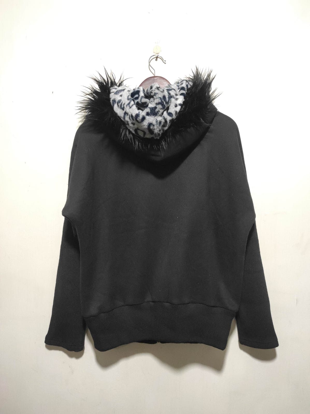 Japanese Brand She's Big Leopard double later zip fur hoodie LGB style vkei Size US M / EU 48-50 / 2 - 19 Thumbnail