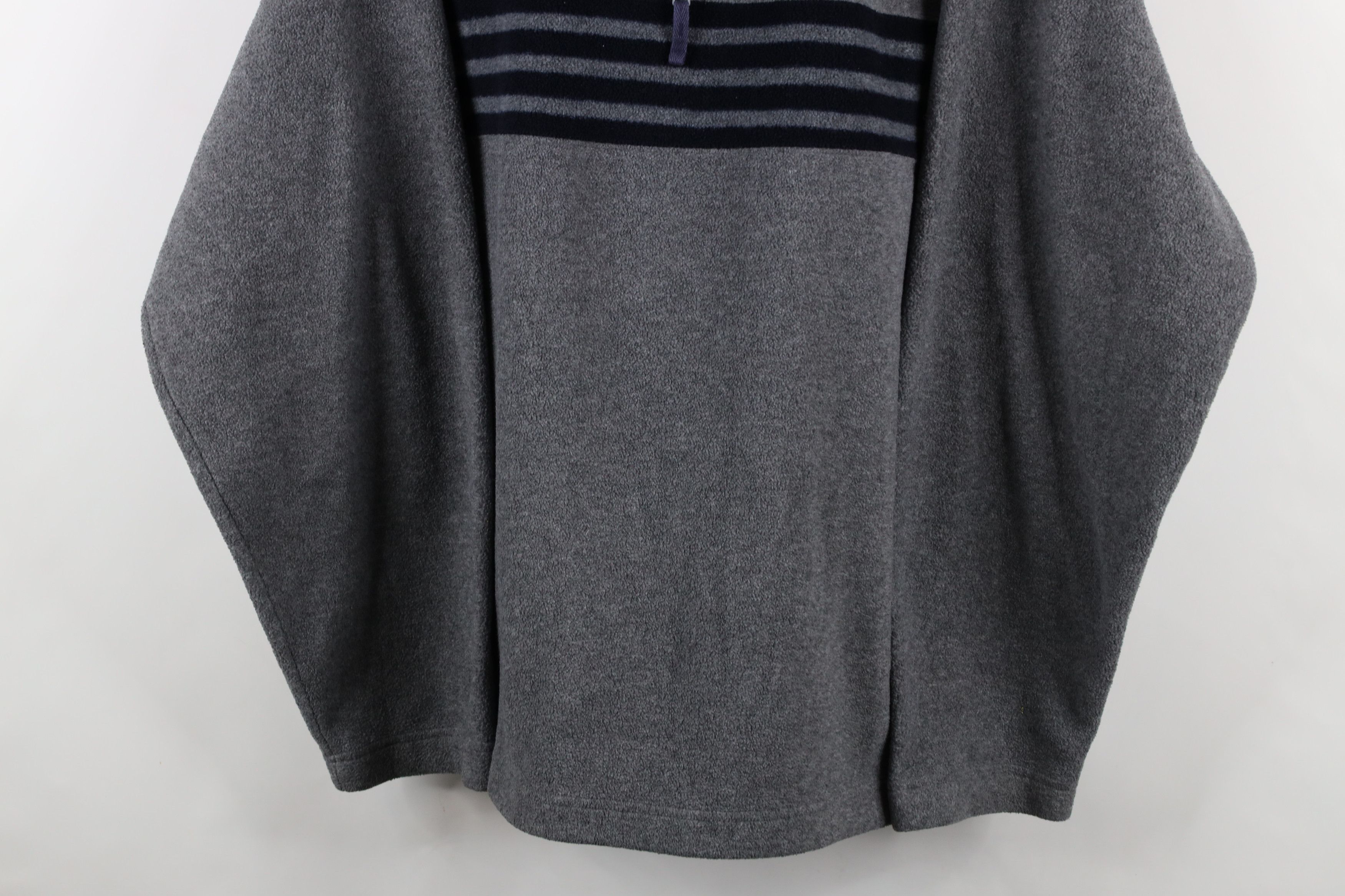 Gap Vintage 90s Gap Half Zip Fleece Pullover Sweater Gray Size US XL / EU 56 / 4 - 3 Thumbnail