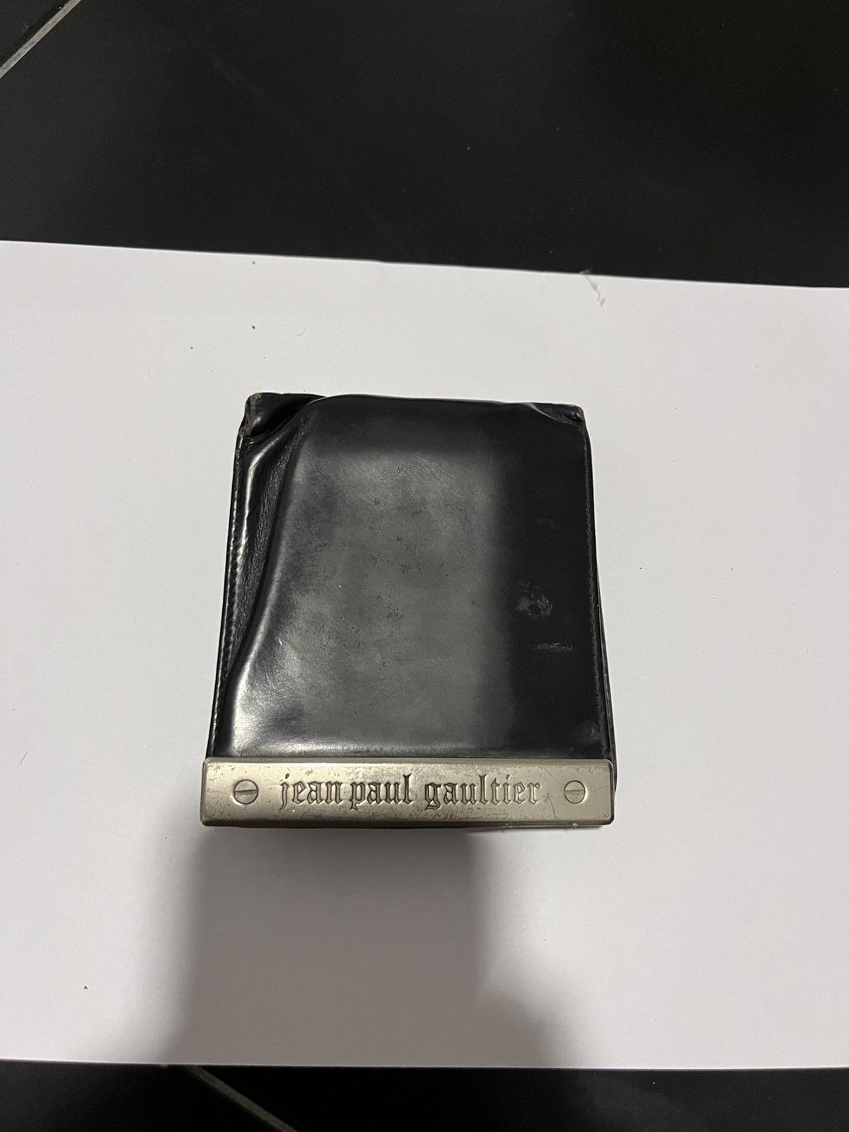 Jean Paul Gaultier × Vintage Jean-Paul Gaultier Black and Silver Wallet-purses Size ONE SIZE - 1 Thumbnail