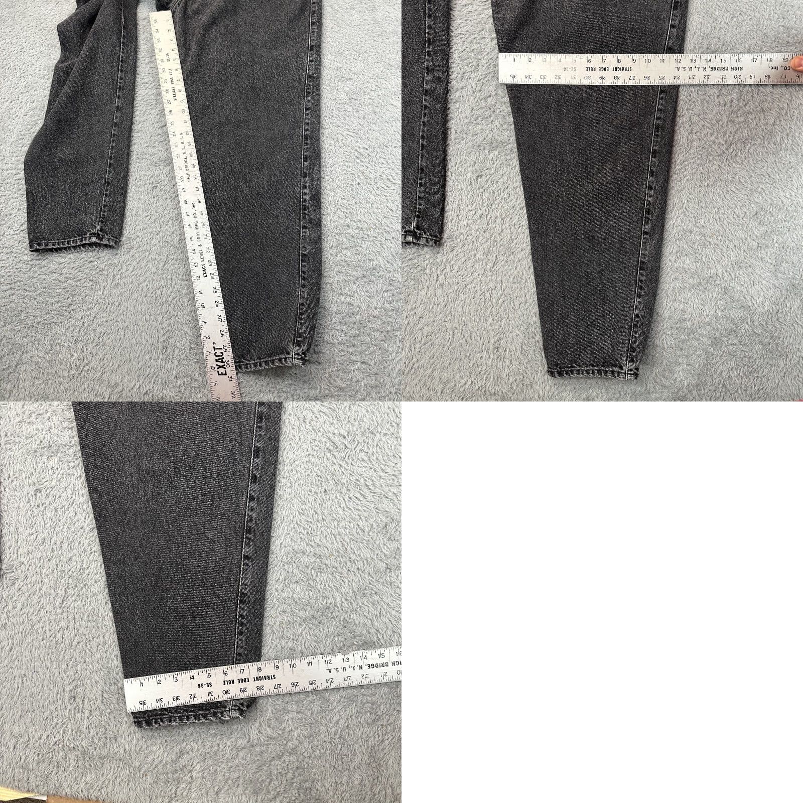 Levi's VINTAGE Levi's Jeans Womens 22 (34x31.5) Black Denim 900 Series 80s 90s Size 40" / US 18 - 9 Thumbnail