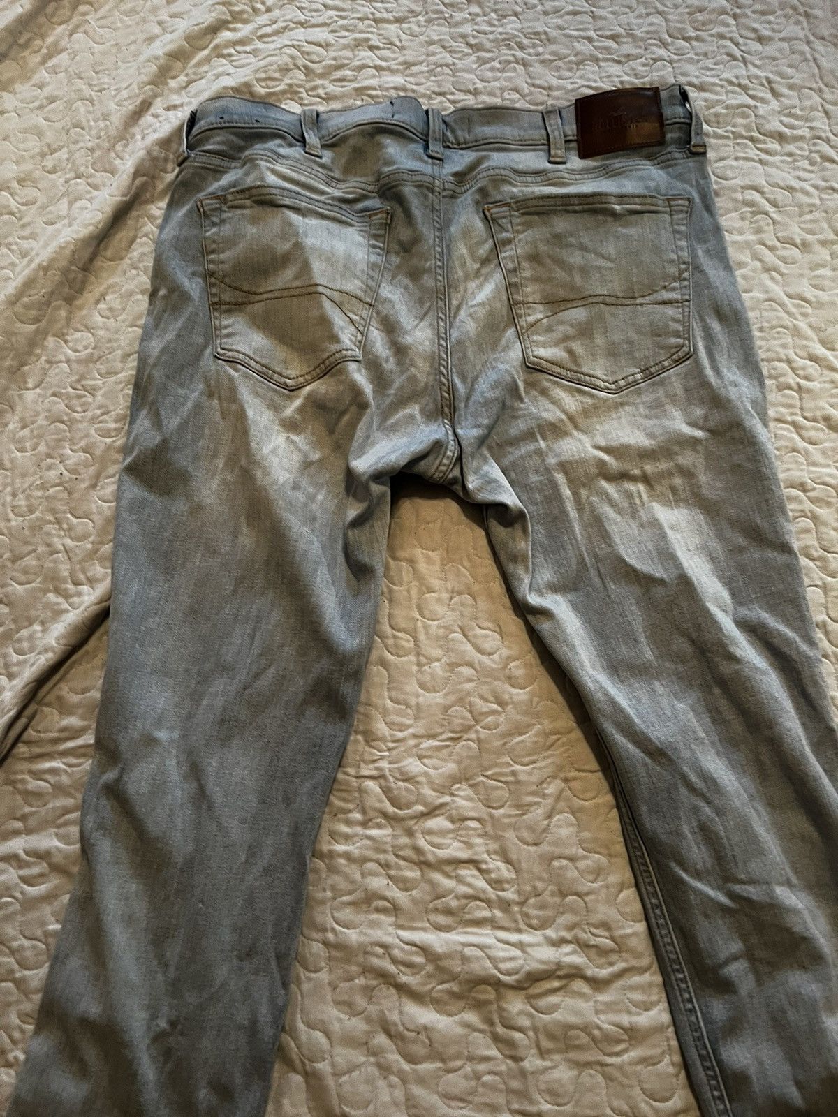 Vintage Distressed Blue Denim Size US 34 / EU 50 - 6 Thumbnail