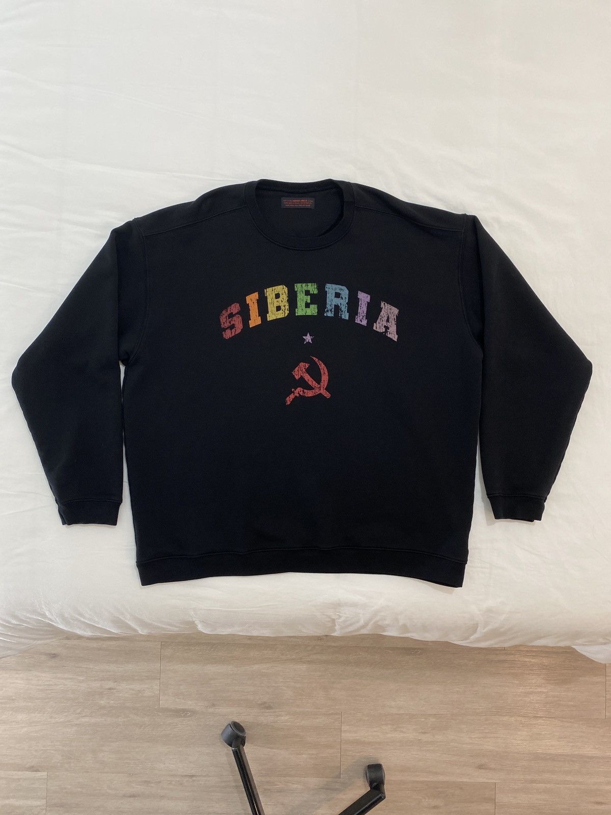 Siberia Hills Siberia Hills FW19 Hammer and Sickle/Siberian Blood Crewneck Size US XL / EU 56 / 4 - 1 Thumbnail