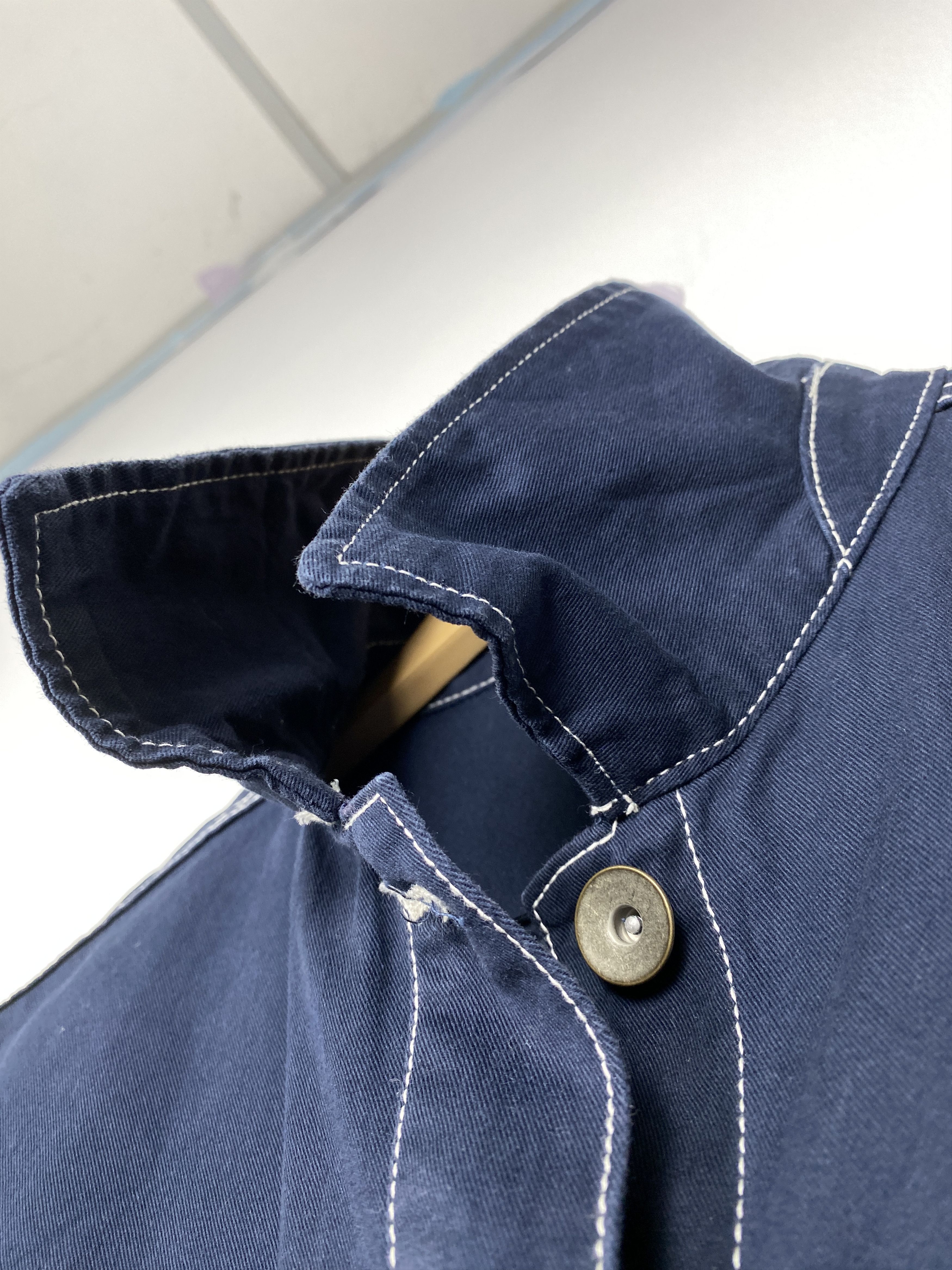 Japanese Brand Vintage Japanese Brand Button Up Long Cotton Jacket Size US M / EU 48-50 / 2 - 8 Thumbnail