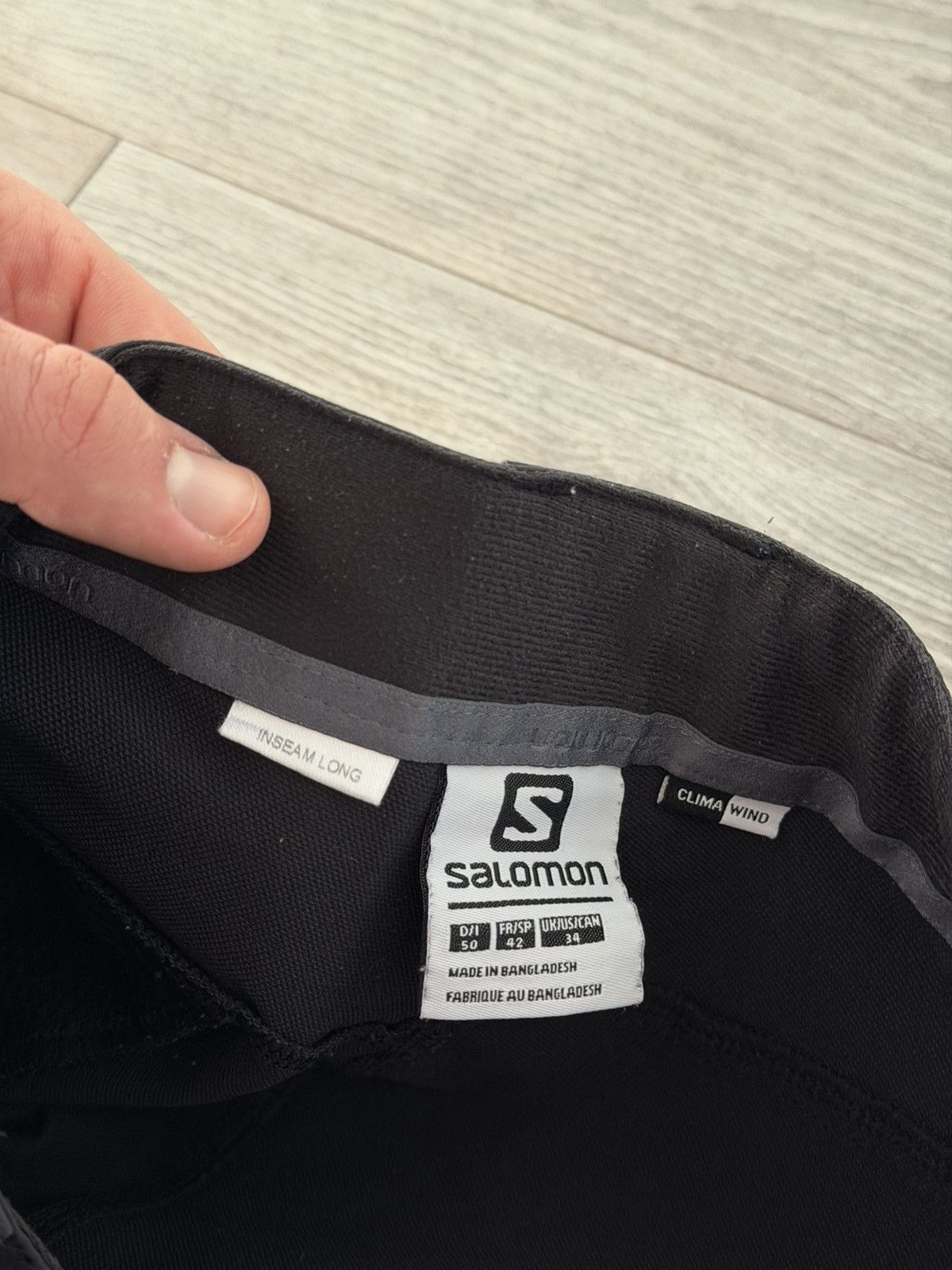 Salomon Salomon Lab System Outdoor Climawind S Logo Trail Pants Size US 30 / EU 46 - 15 Thumbnail