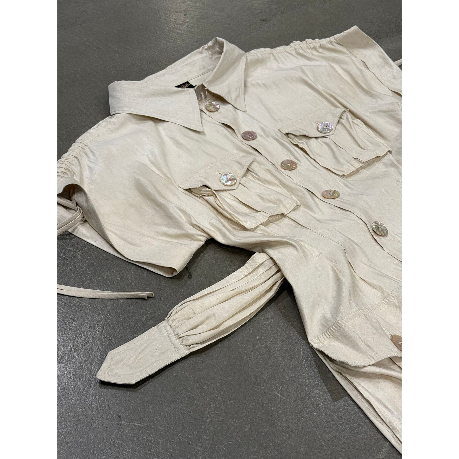 Jean Paul Gaultier S/S2005 Jean Paul Gaultier runway safari dress Size XS / US 0-2 / IT 36-38 - 3 Thumbnail