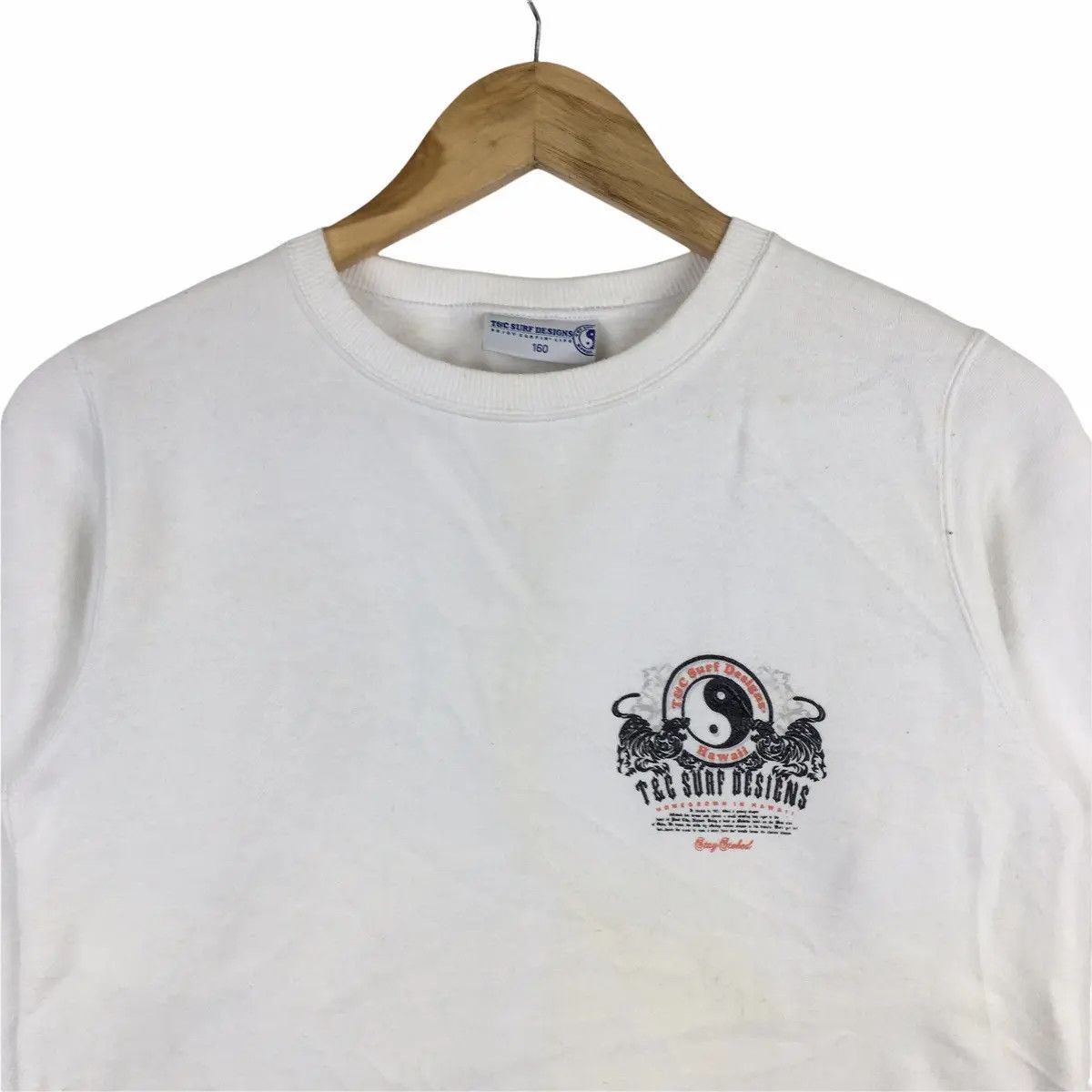 Vintage Vtg T&C SURFING Beach Summer Crewneck Sweater Sweatshirt Size S / US 4 / IT 40 - 3 Thumbnail