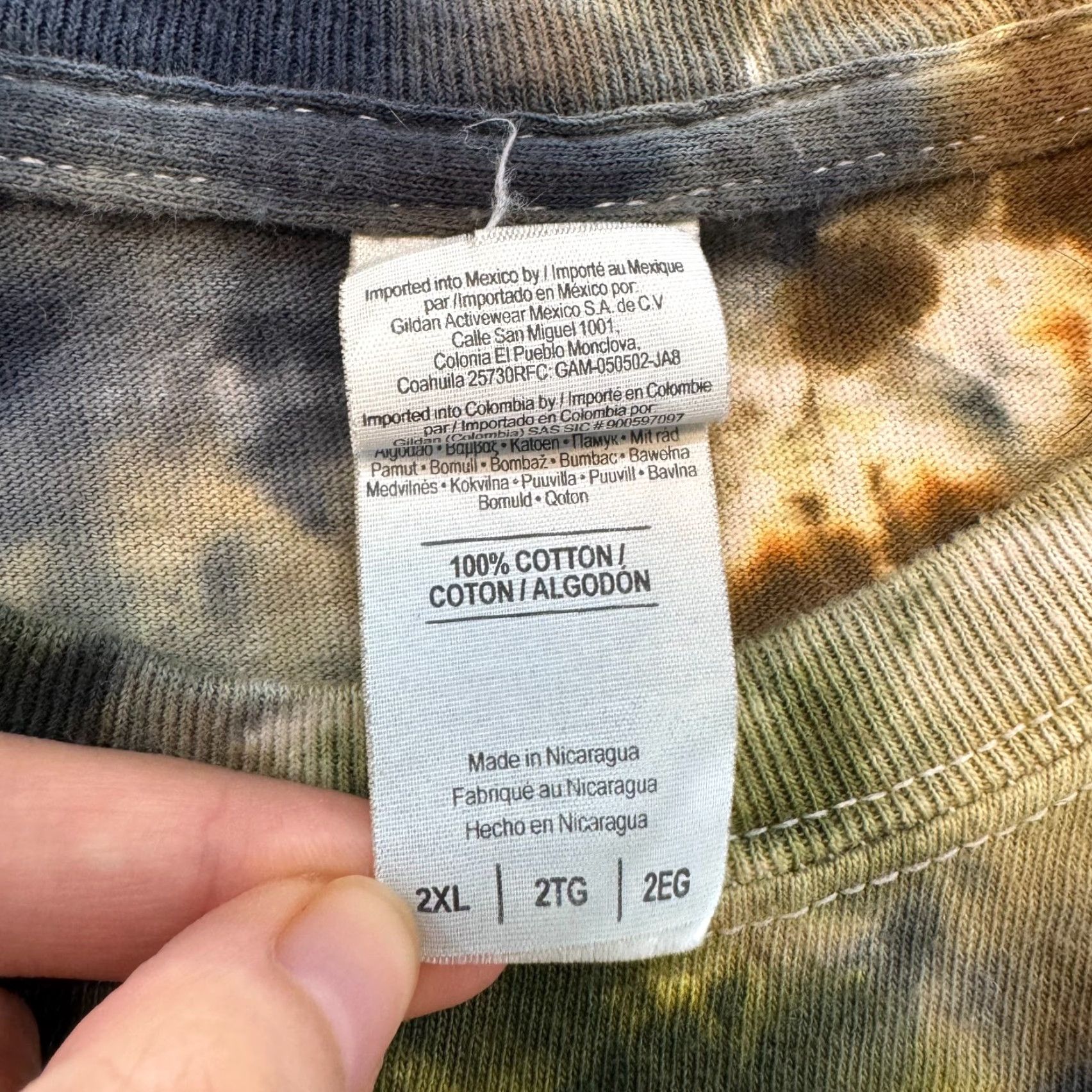 Gildan Gildan Tie-Dye T-Shirt XL XXL 2XL Earth Tones Short Sleeve Crewneck Men XS? Size US XXL / EU 58 / 5 - 6 Thumbnail