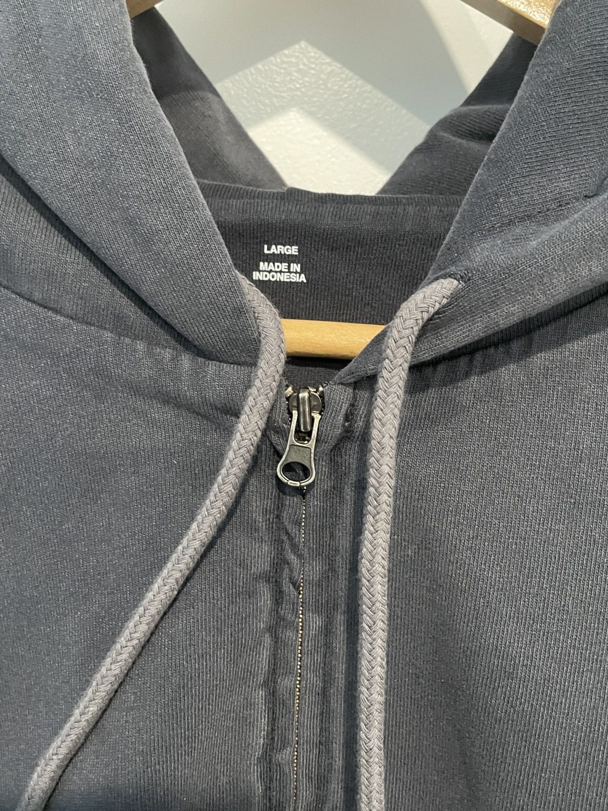 Balenciaga × Gap × Yeezy Yeezy Gap Zip Up Hoodie Poetic Black Large Size US L / EU 52-54 / 3 - 5 Thumbnail