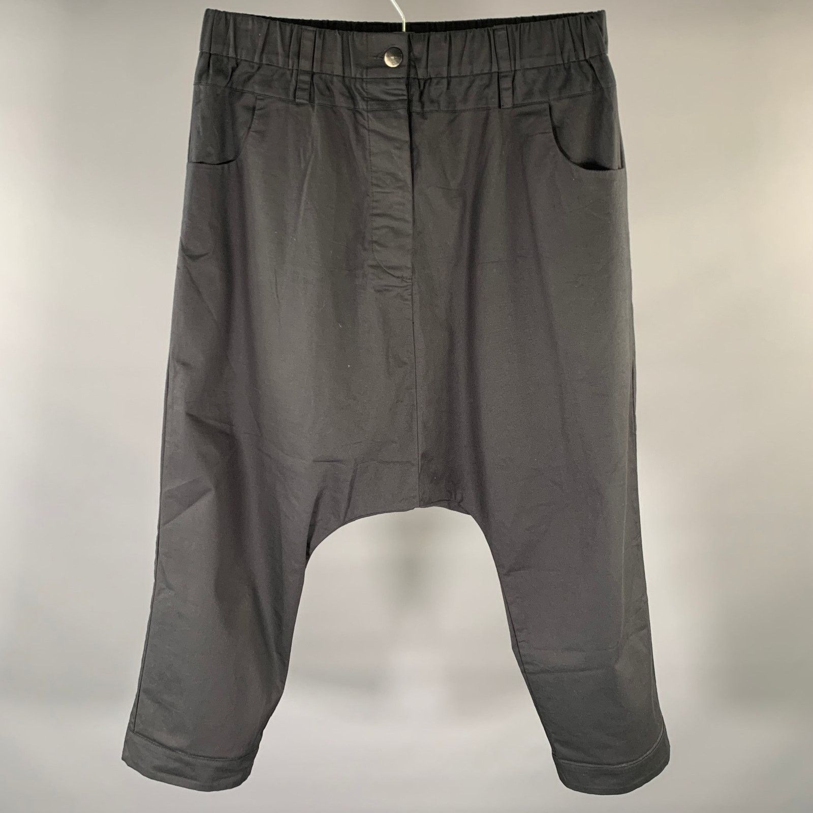 Other STUDIO B3 Size M Black Drop crotch Casual Pants Size US 34 / EU 50 - 1 Thumbnail