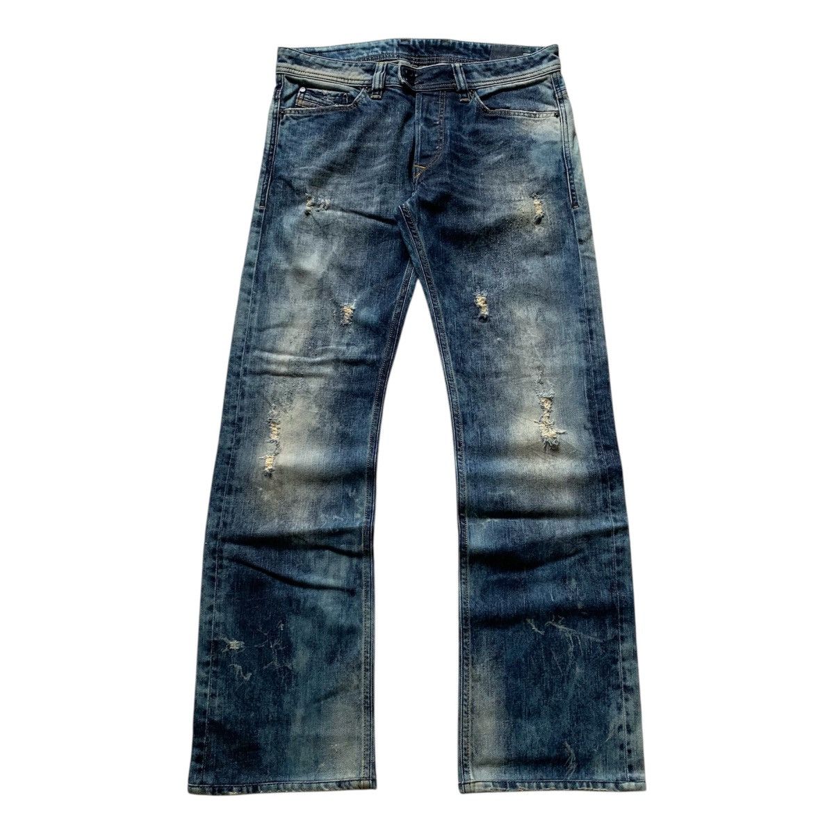 Diesel Diesel Viker R-Box Distressed Jeans Faded Ifsix Lgb Style Size US 32 / EU 48 - 1 Thumbnail