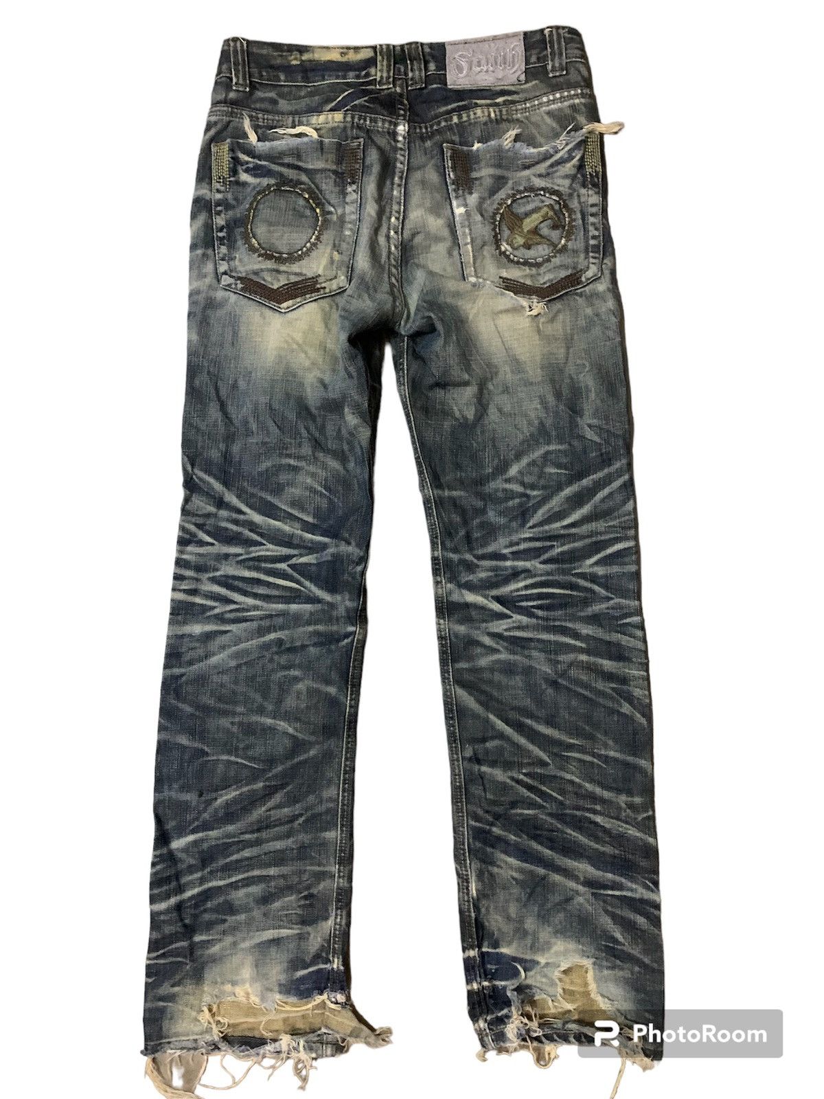 Dsquared2 Dsquared2 Flare Crazy Design Denim Jeans Size US 32 / EU 48 - 2 Thumbnail