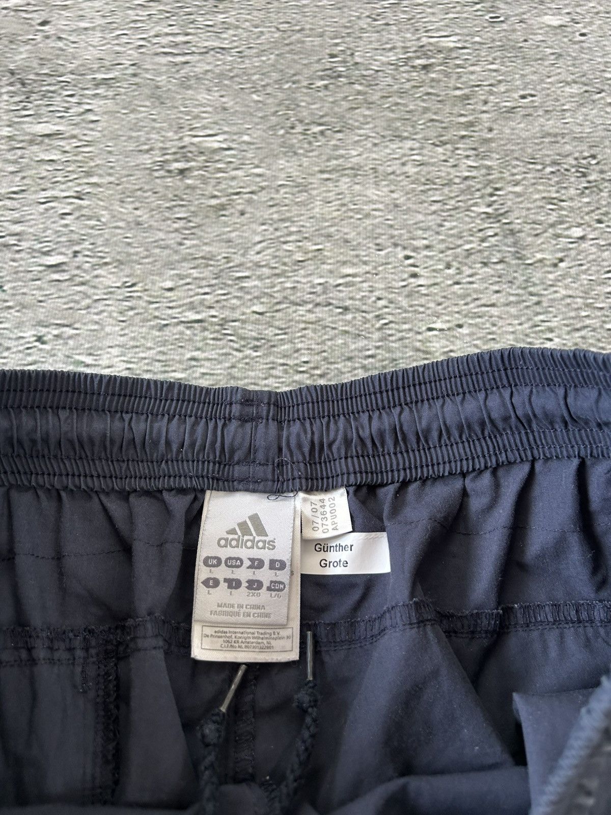 Adidas Adidas vintage navy nylon track pants baggy small logo 2000s Size US 32 / EU 48 - 6 Thumbnail