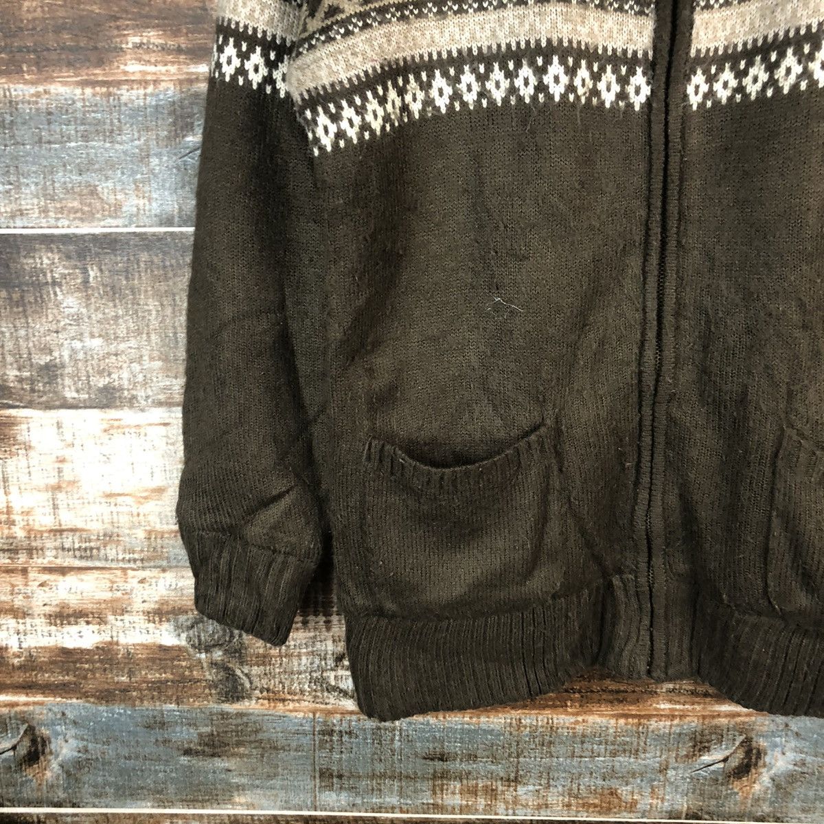 Japanese Brand × Vintage Japanese Brand Brown Hoodie sweatshirt #A1588 Size US S / EU 44-46 / 1 - 7 Thumbnail