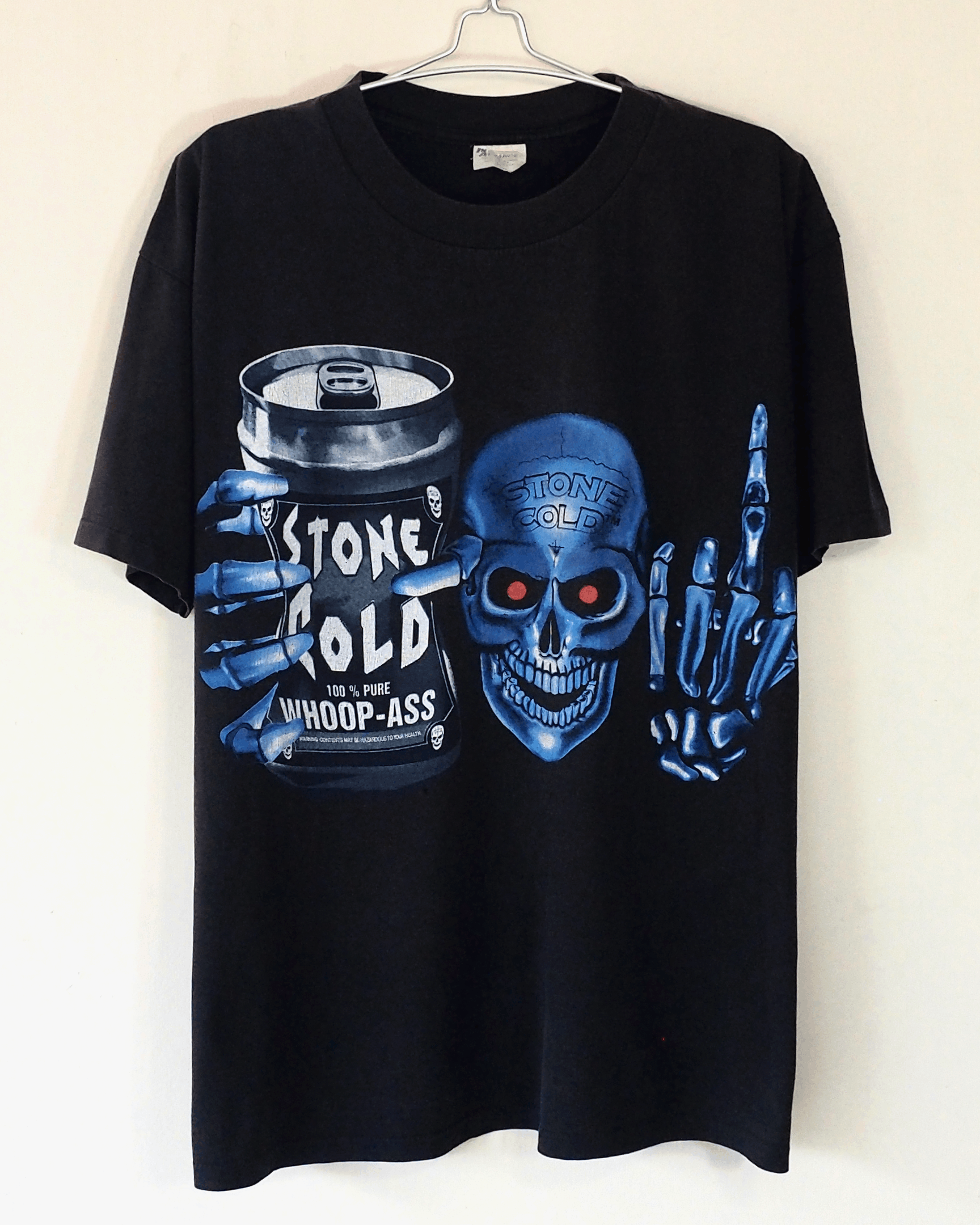 Vintage Vintage 1998 WWF/WWE 100% Stone Cold Whoop Ass Shirt Size XL Size US XL / EU 56 / 4 - 2 Thumbnail