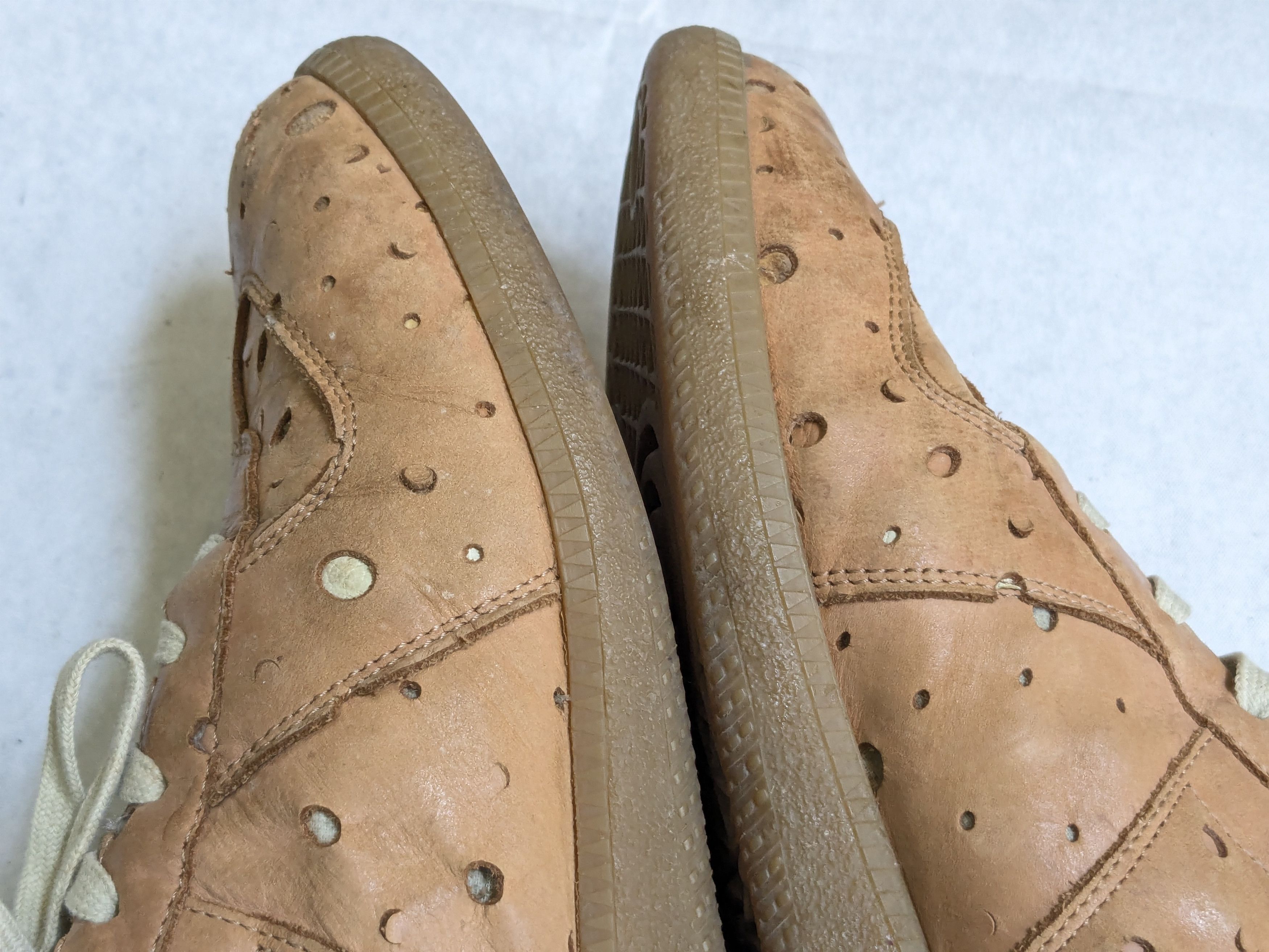 Maison Margiela Maison Margiela Replica GAT 12 45 Brown Low Tops Leather Size US 12 / EU 45 - 12 Thumbnail