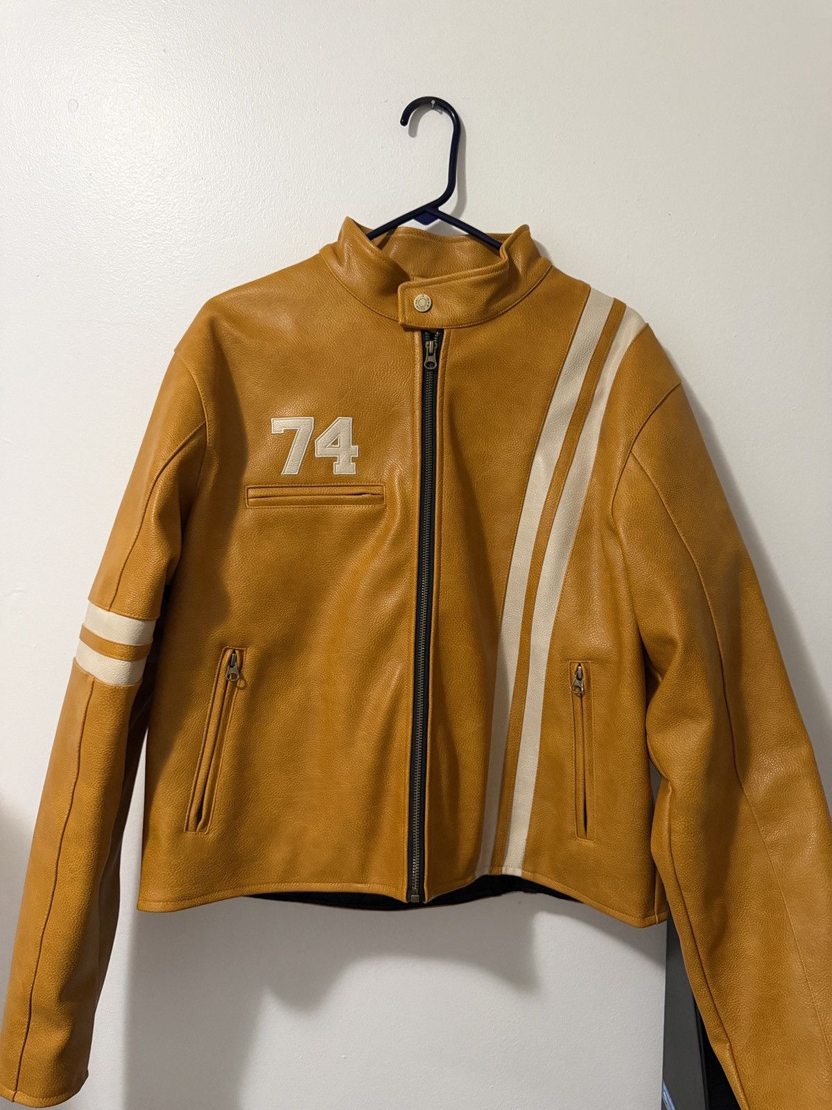 Other 74 Is War Italian Orange Racer Jacket Size US L / EU 52-54 / 3 - 1 Thumbnail