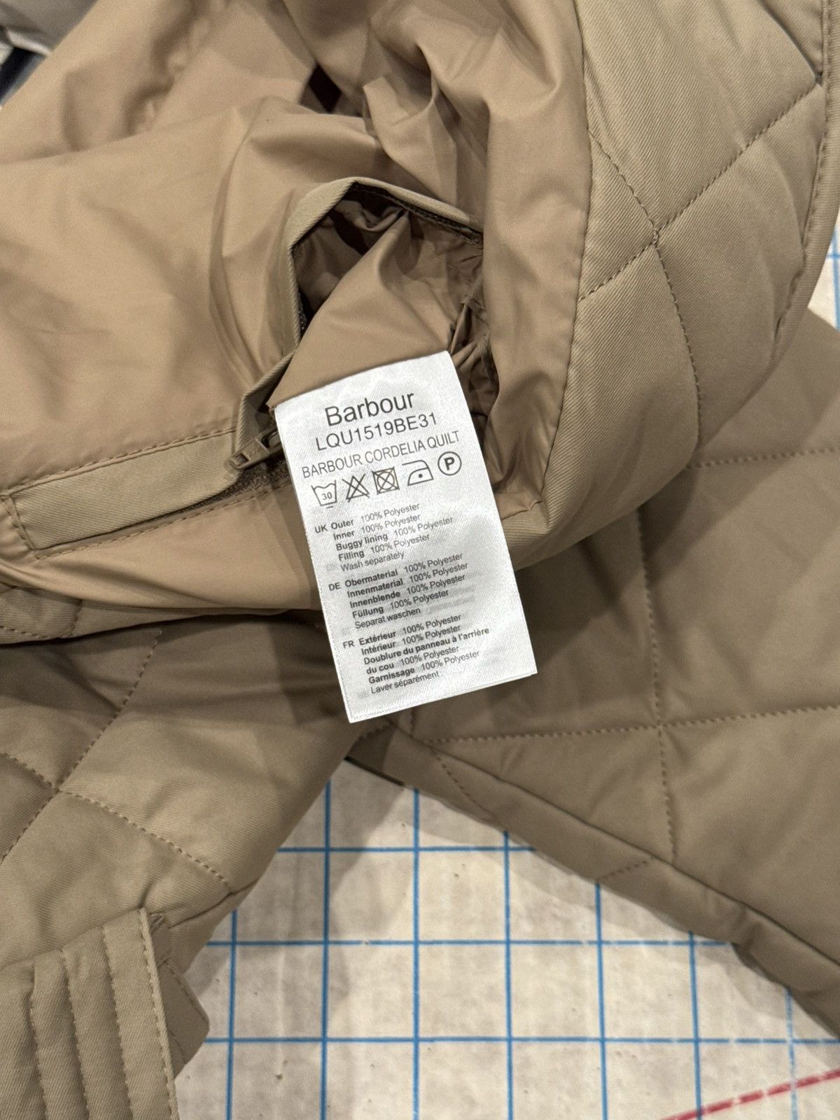 Barbour Barbour Cordelia Quilted Long Coat Women’s US Size 8 Beige Size M / US 6-8 / IT 42-44 - 12 Thumbnail