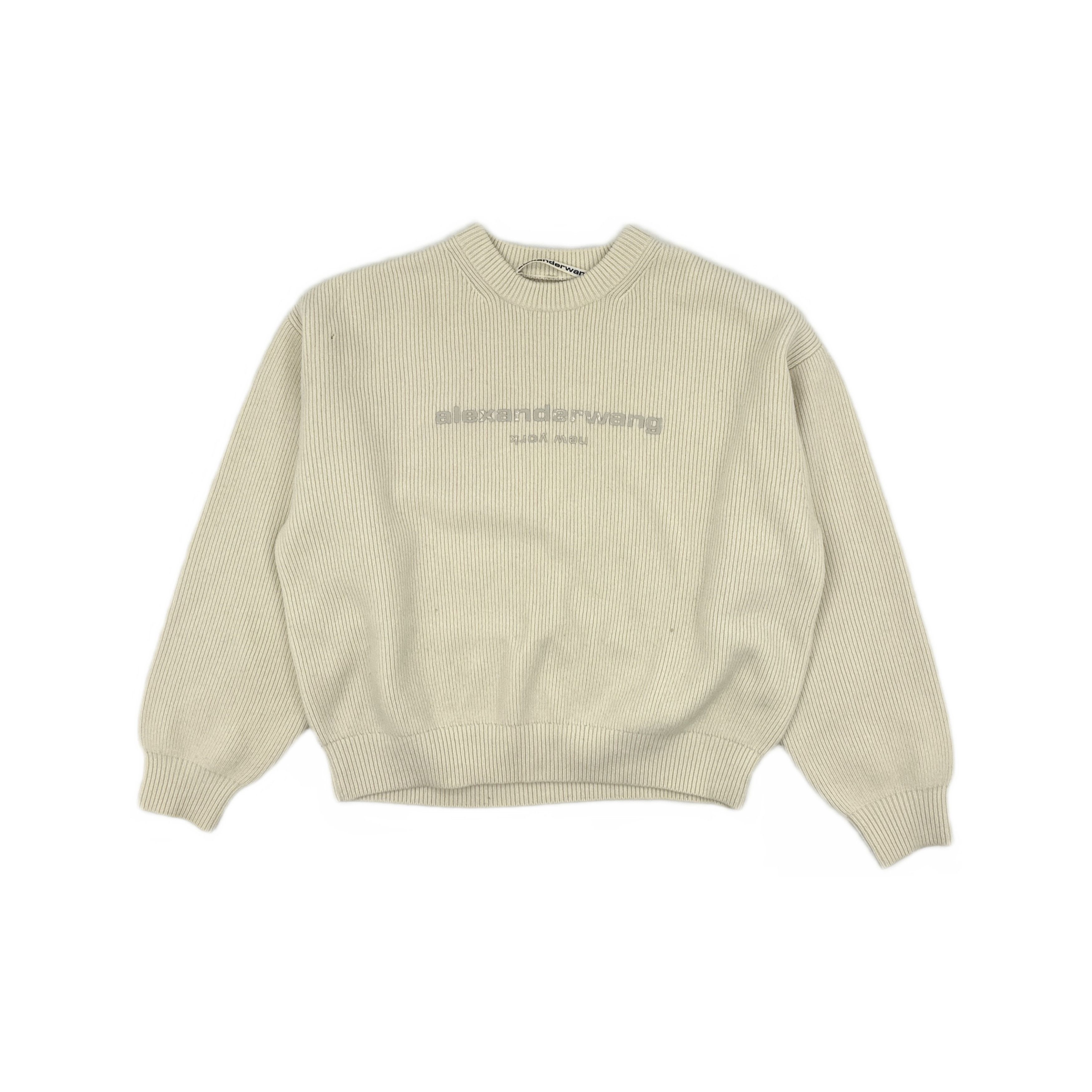 Alexander Wang Alexander Wang Logo Wool Sweater Size S Size US S / EU 44-46 / 1 - 1 Thumbnail